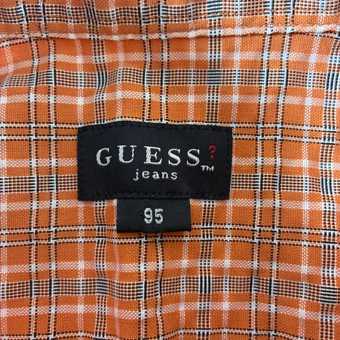 Guess  게스 빈티지 체크 반팔 셔츠  상품이미지3