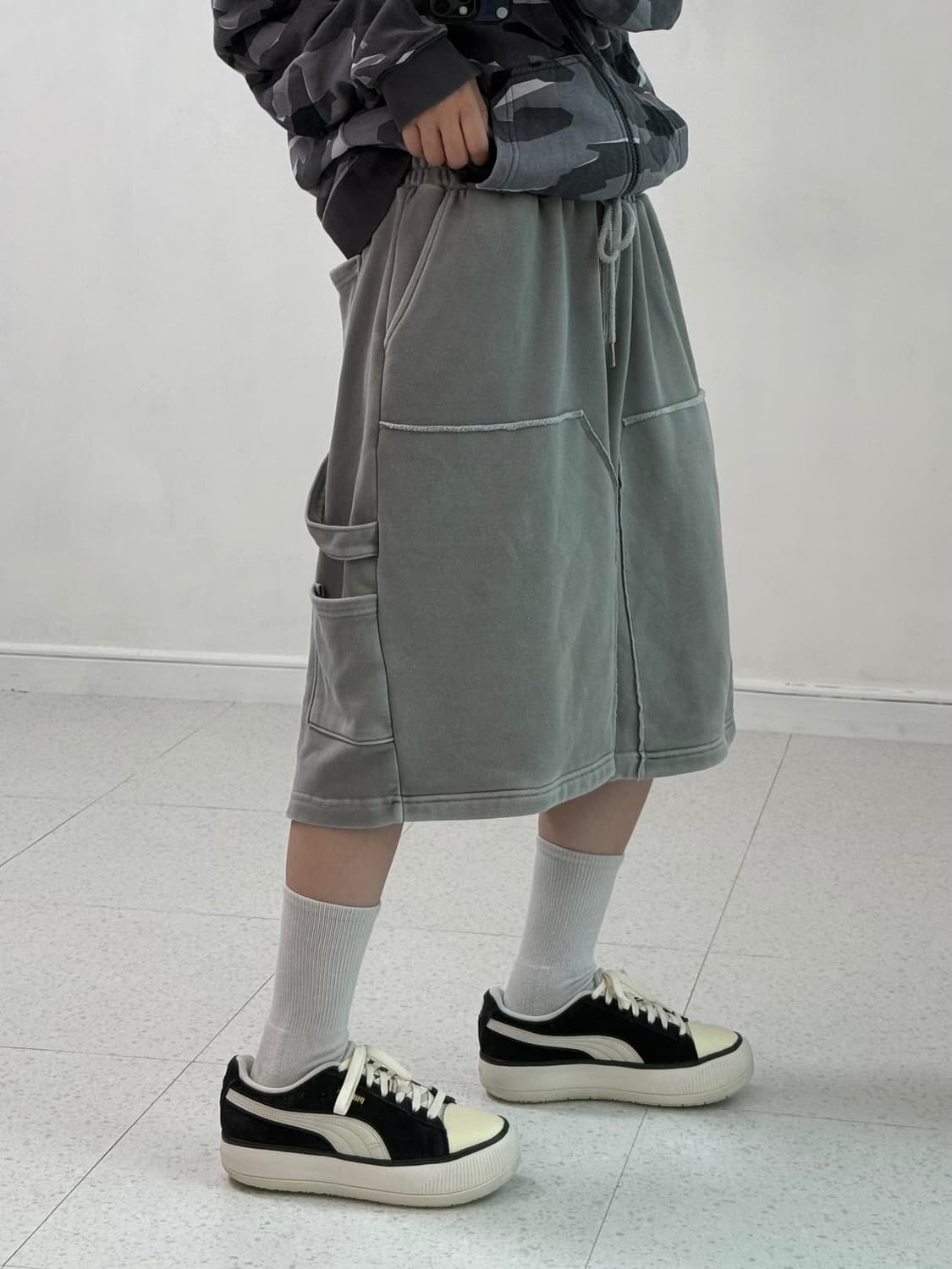 빈티지 더블니 카펜터 버뮤다 상품이미지3