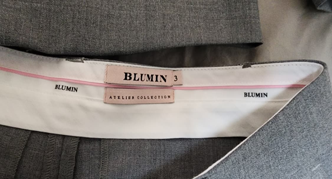 블루민 자체제작 여성용 바지수트셋업 상품이미지4