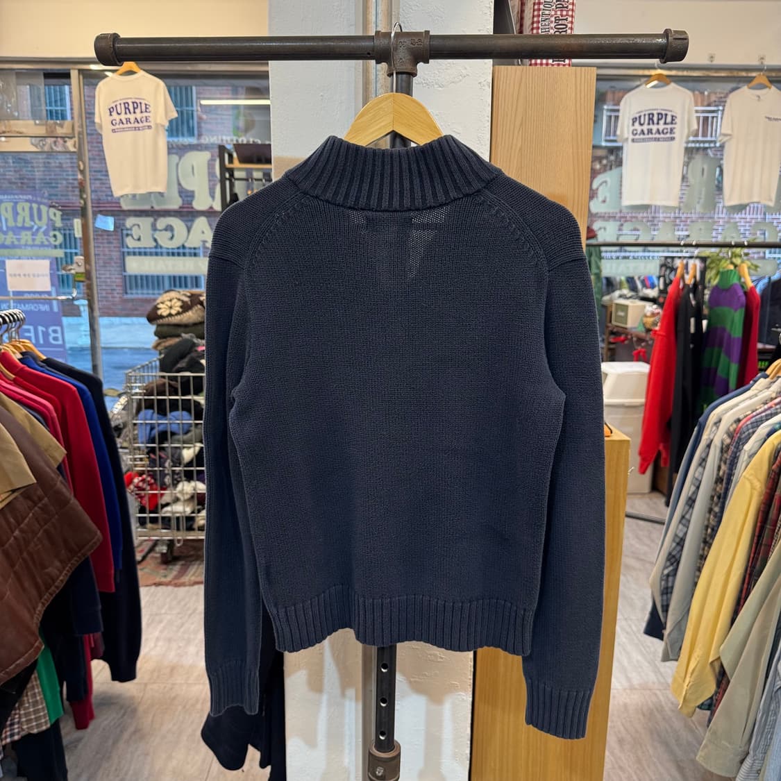 폴로 랄프로렌 하프집업 코튼 니트 B66 상품이미지5