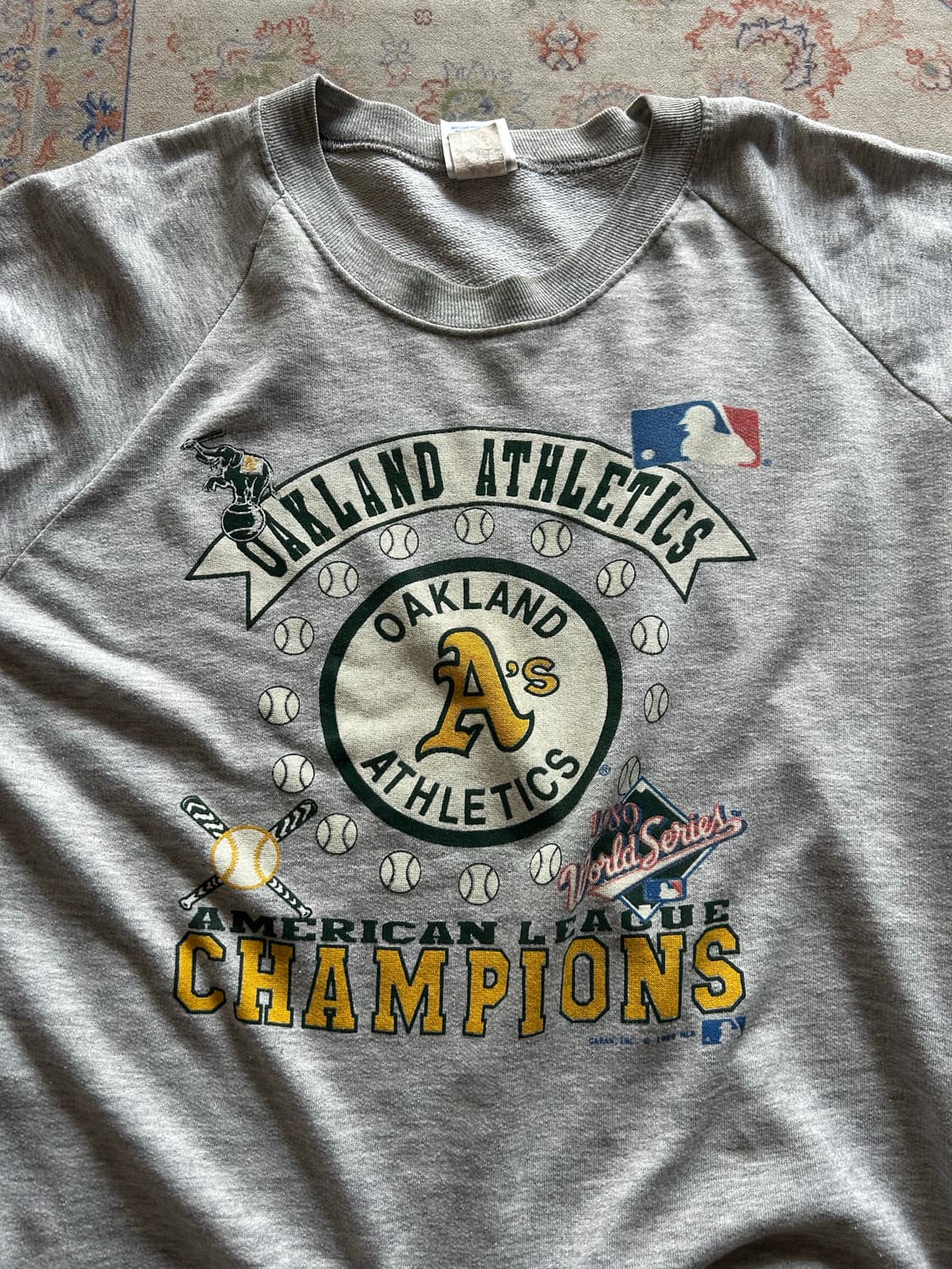 80‘s MLB 오클랜드 에슬레틱스 스웻셔츠 상품이미지2
