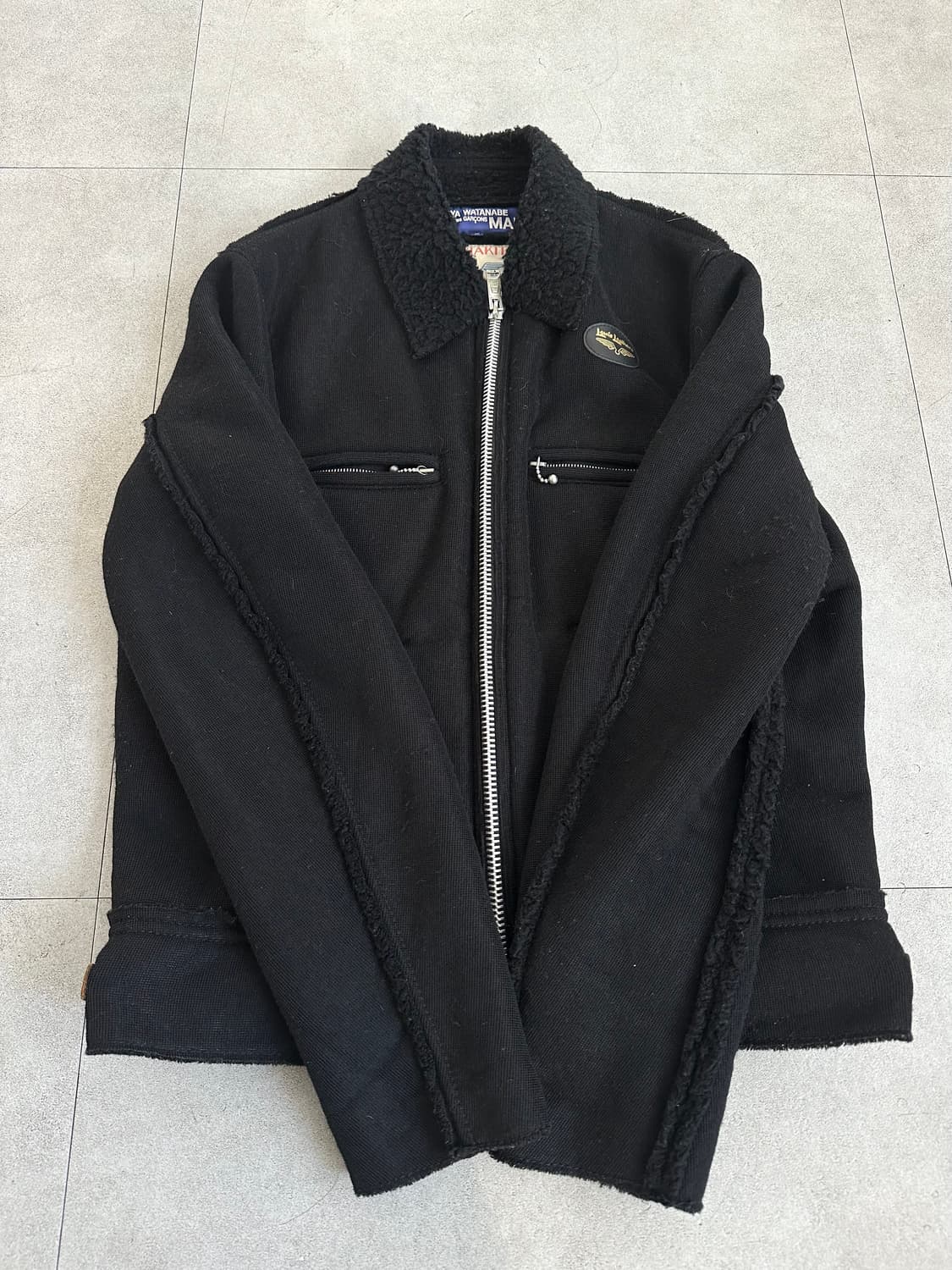 준야와타나베 x 루이스레더 측융 울 집업 자켓 상품이미지6