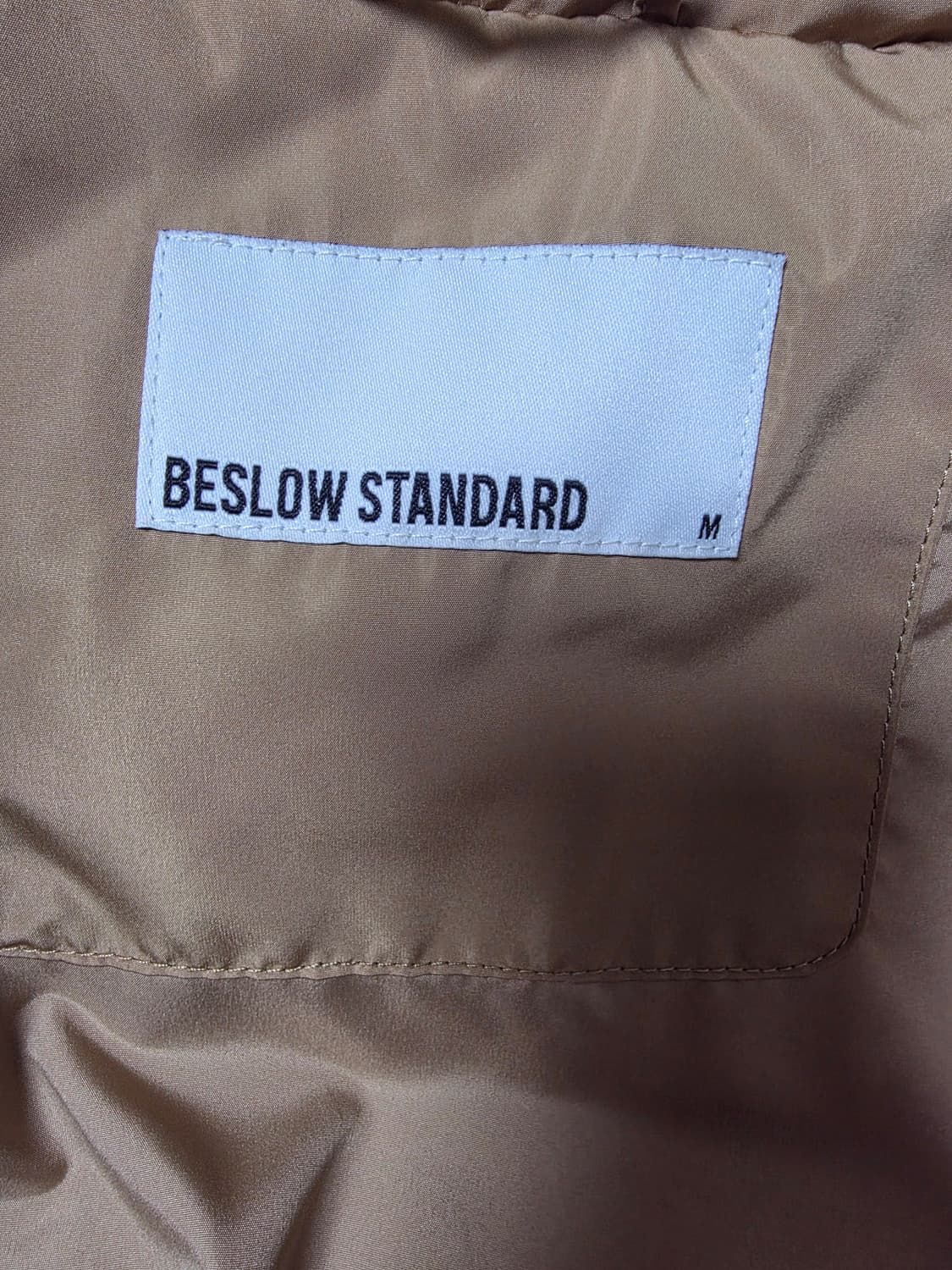 비슬로우 베이지 패딩 M 상품이미지2