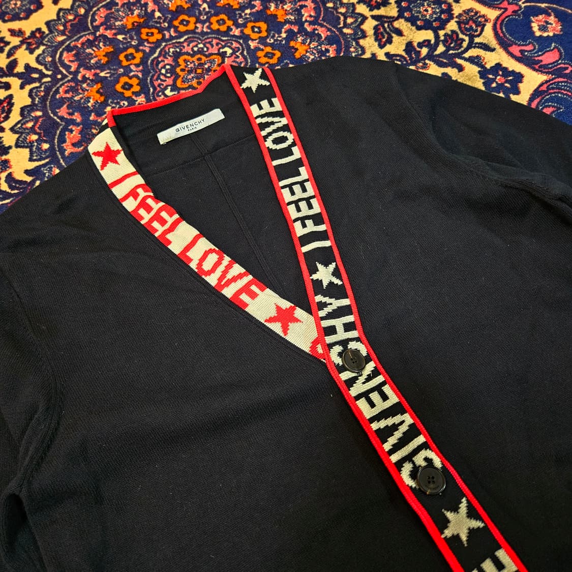 지방시(GIVENCHY) 18SS 레터링 라인 가디건 L size 상품이미지2