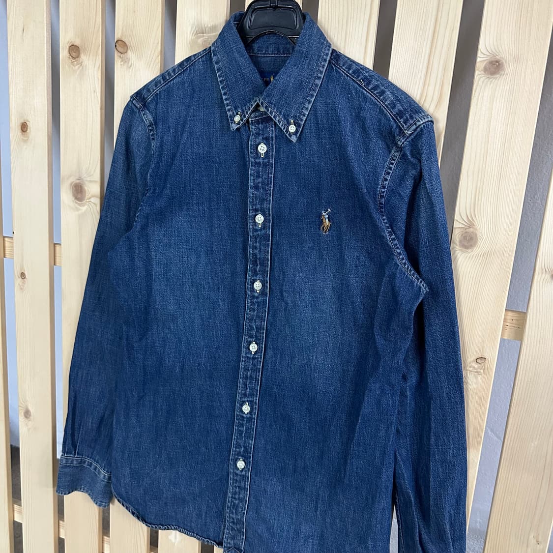 (S) 폴로 랄프로렌 커스텀 핏 데님 셔츠 상품이미지2