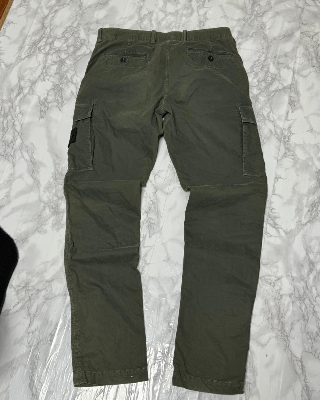 스톤아일랜드 카고 카키 바지 상품이미지3