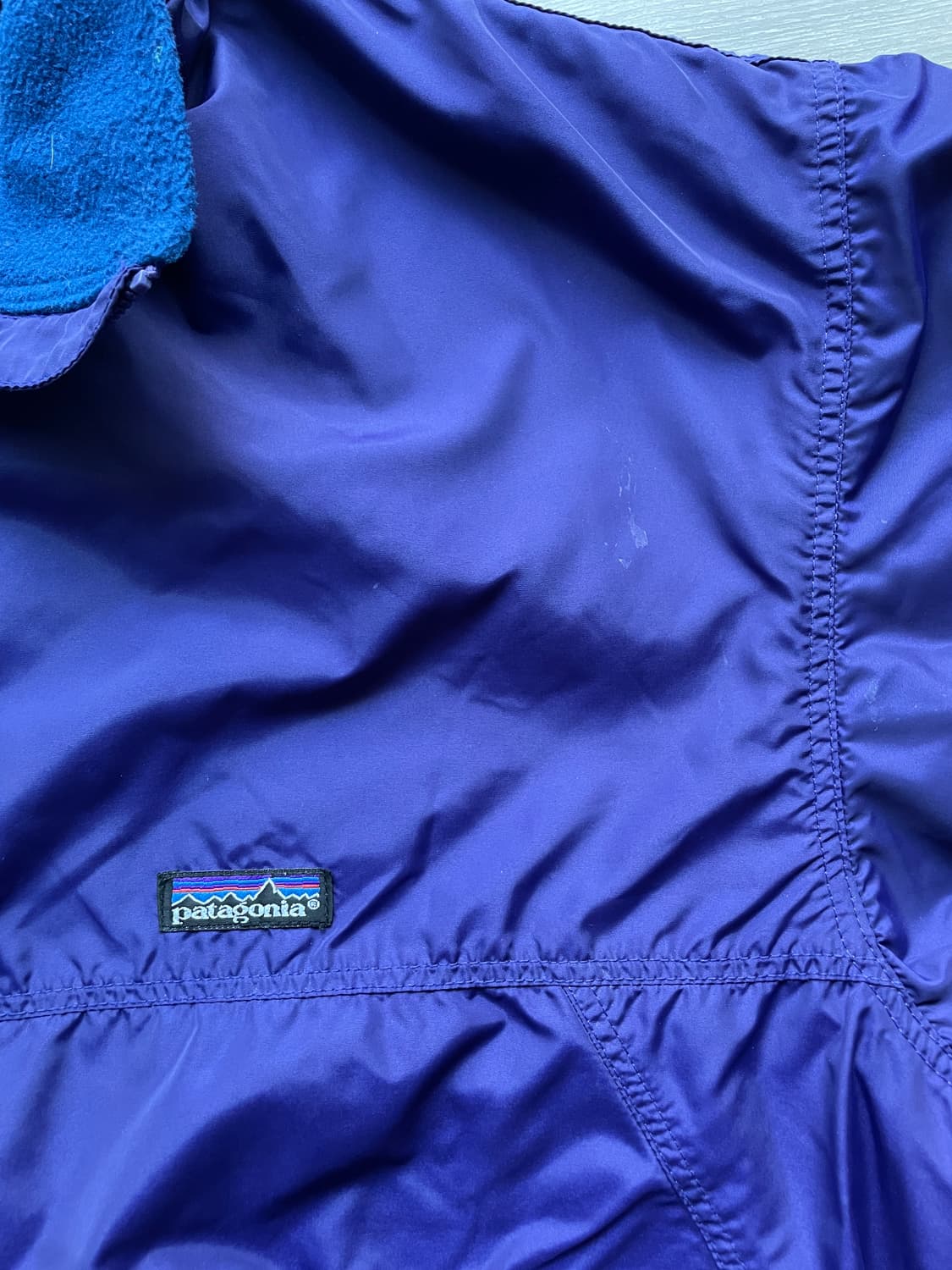 90s 파타고니아 쉘드 신칠라 봄버 자켓 퍼플 rare usa 상품이미지5