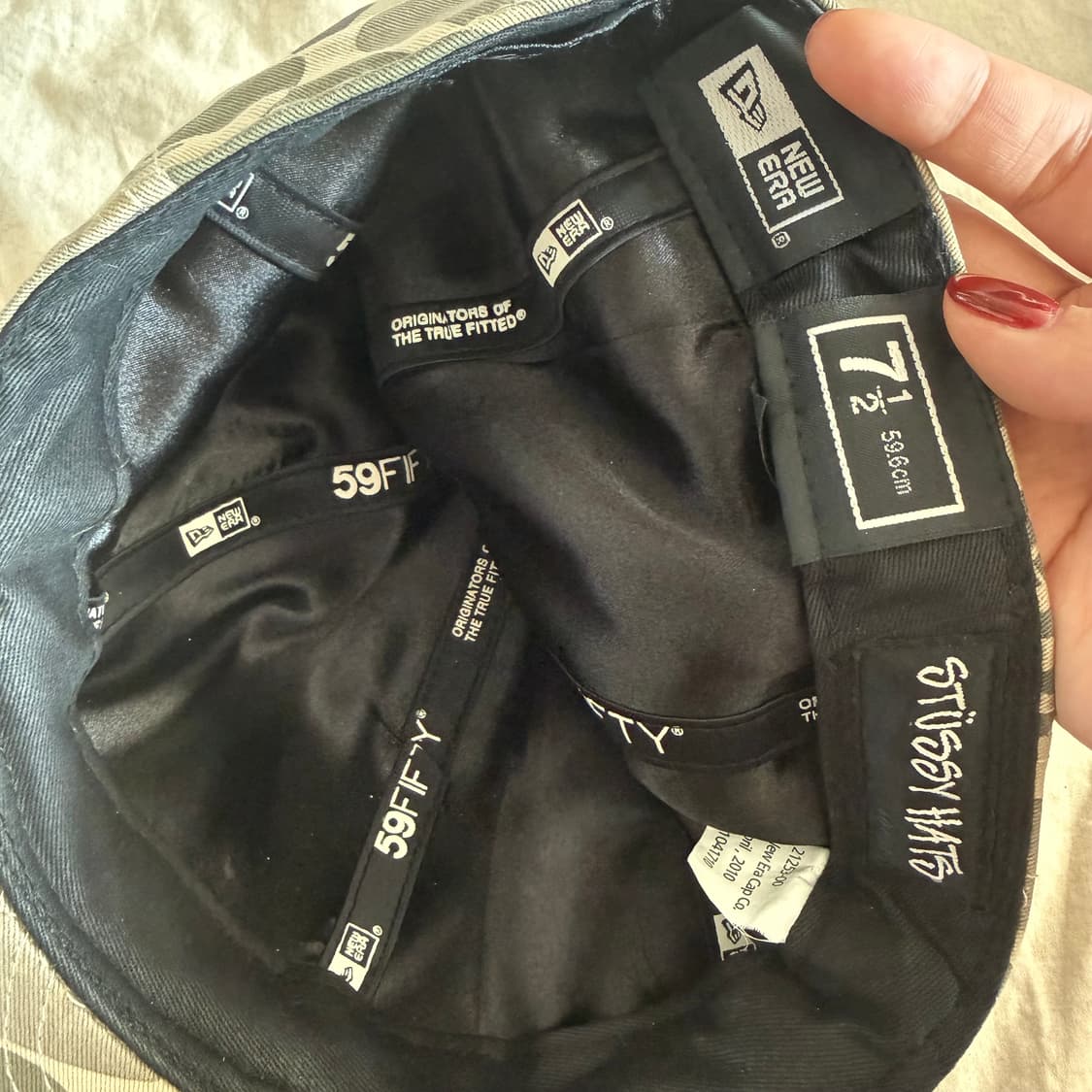 스투시 x 뉴에라 카모 캡  상품이미지5