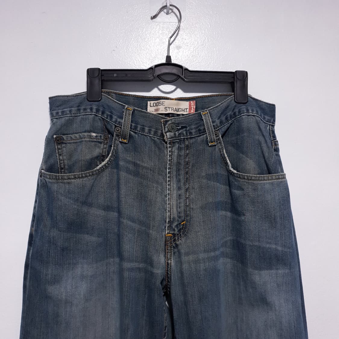 00s 리바이스 569 루즈 스트레이트 데님 팬츠 청바지 32-33인치 상품이미지2