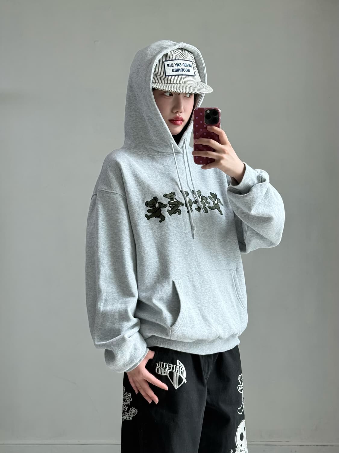 디네댓x그레이트풀데드 후드티 상품이미지1