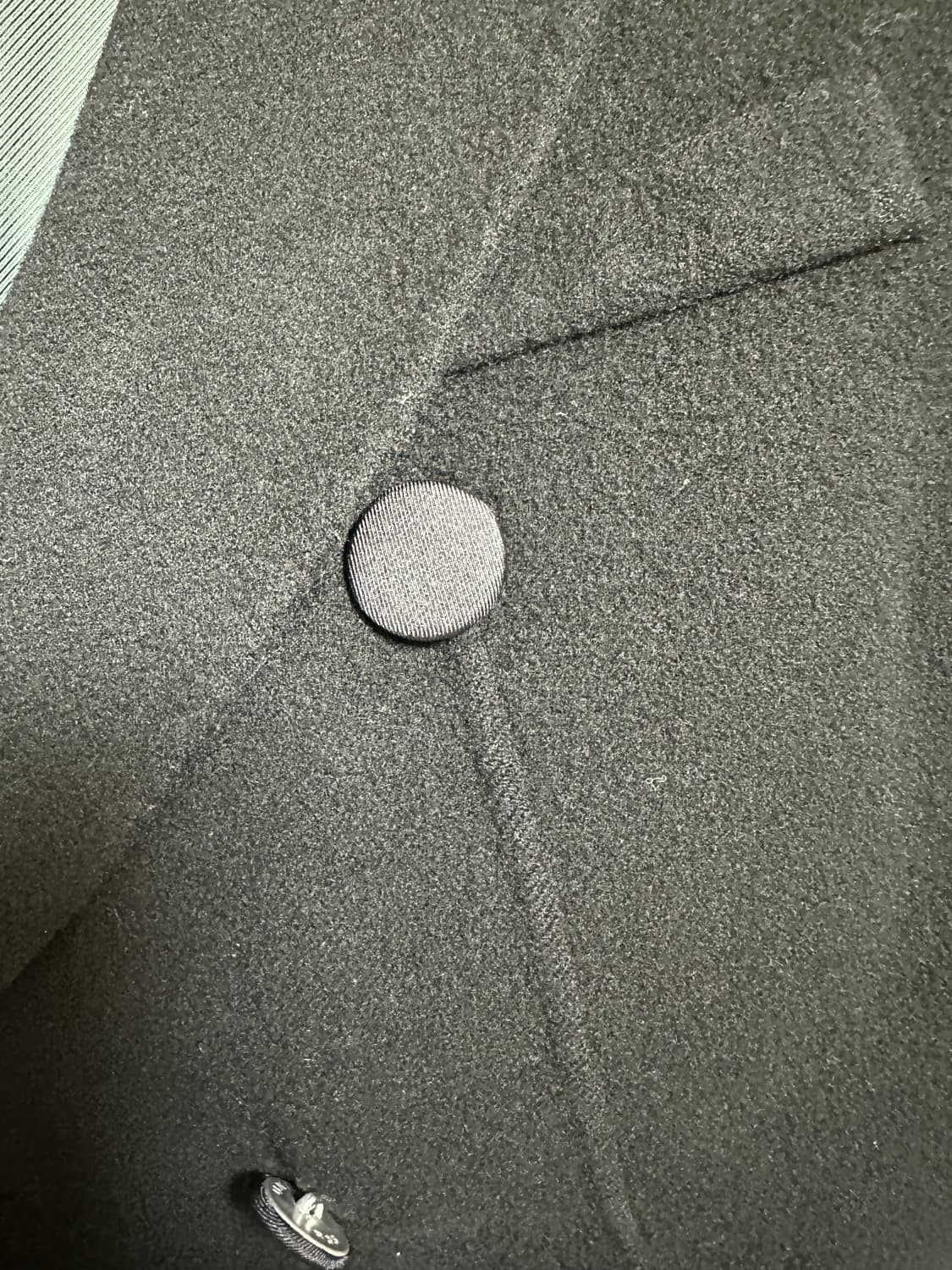 한섬시스템 캐시미어울블랙 더블 버튼 자켓 상품이미지9