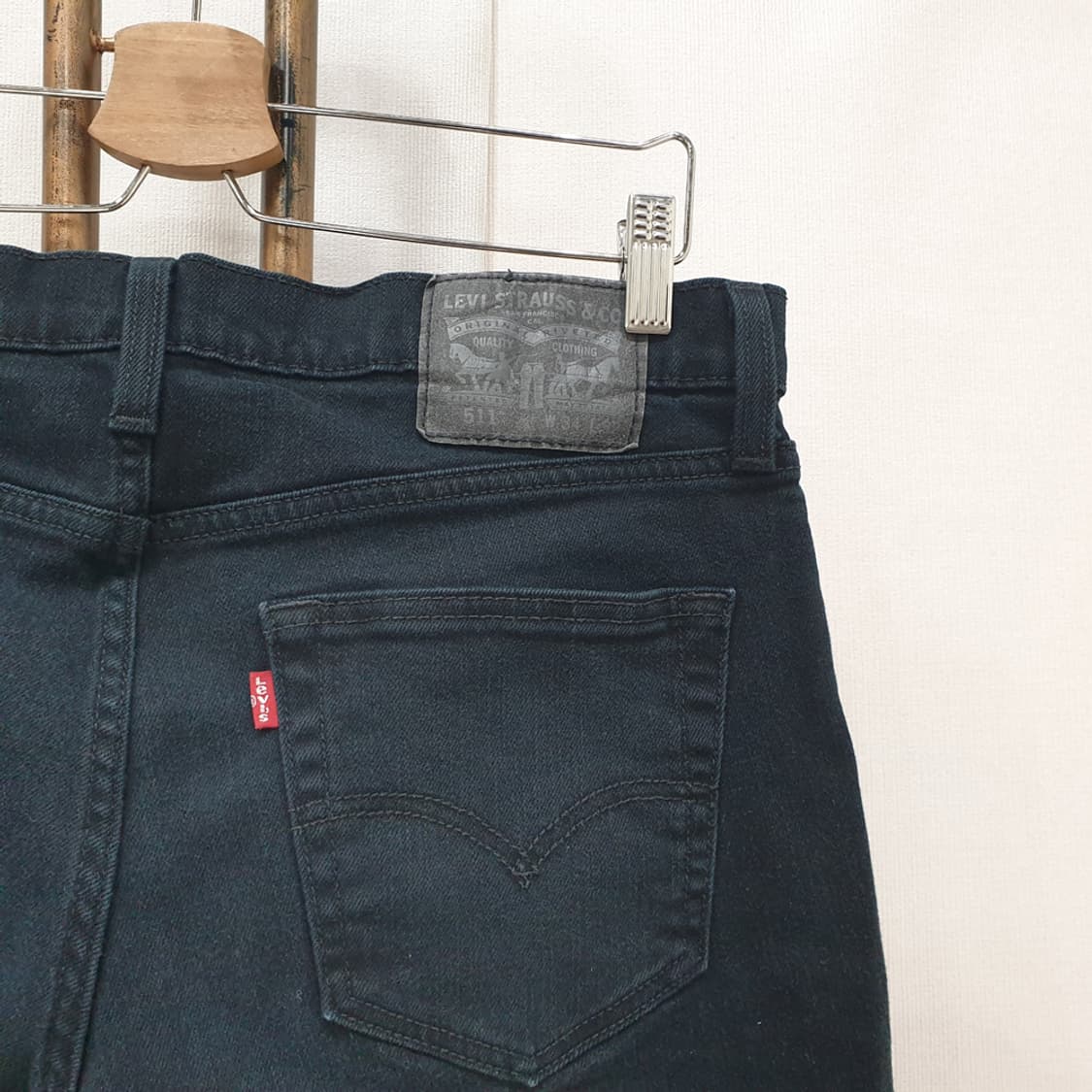 리바이스 511 슬림핏 블랙진 청바지 (34) 상품이미지4