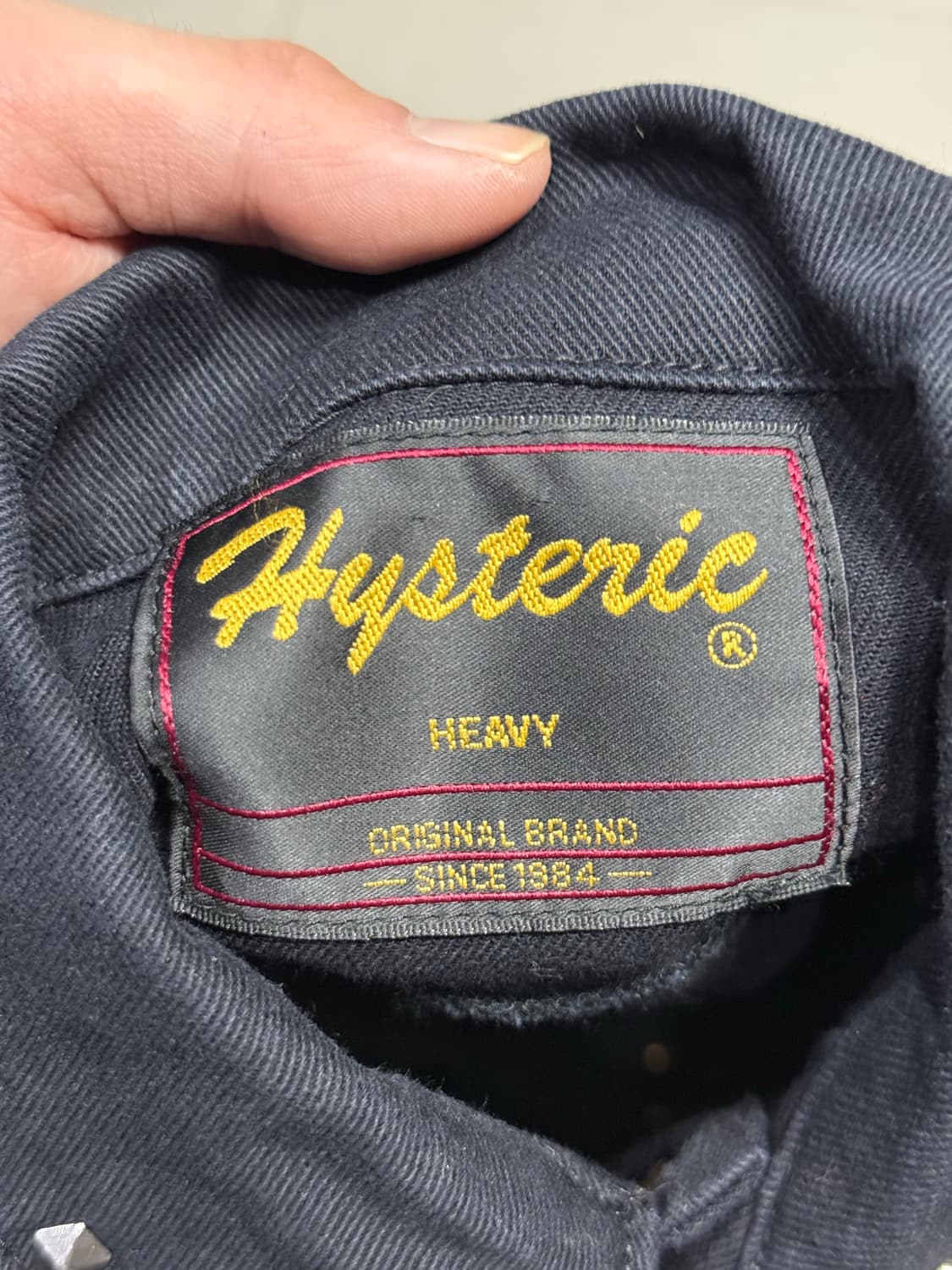 히스테릭 글래머 아카이브 스터드 디테일 데님 자켓 상품이미지7