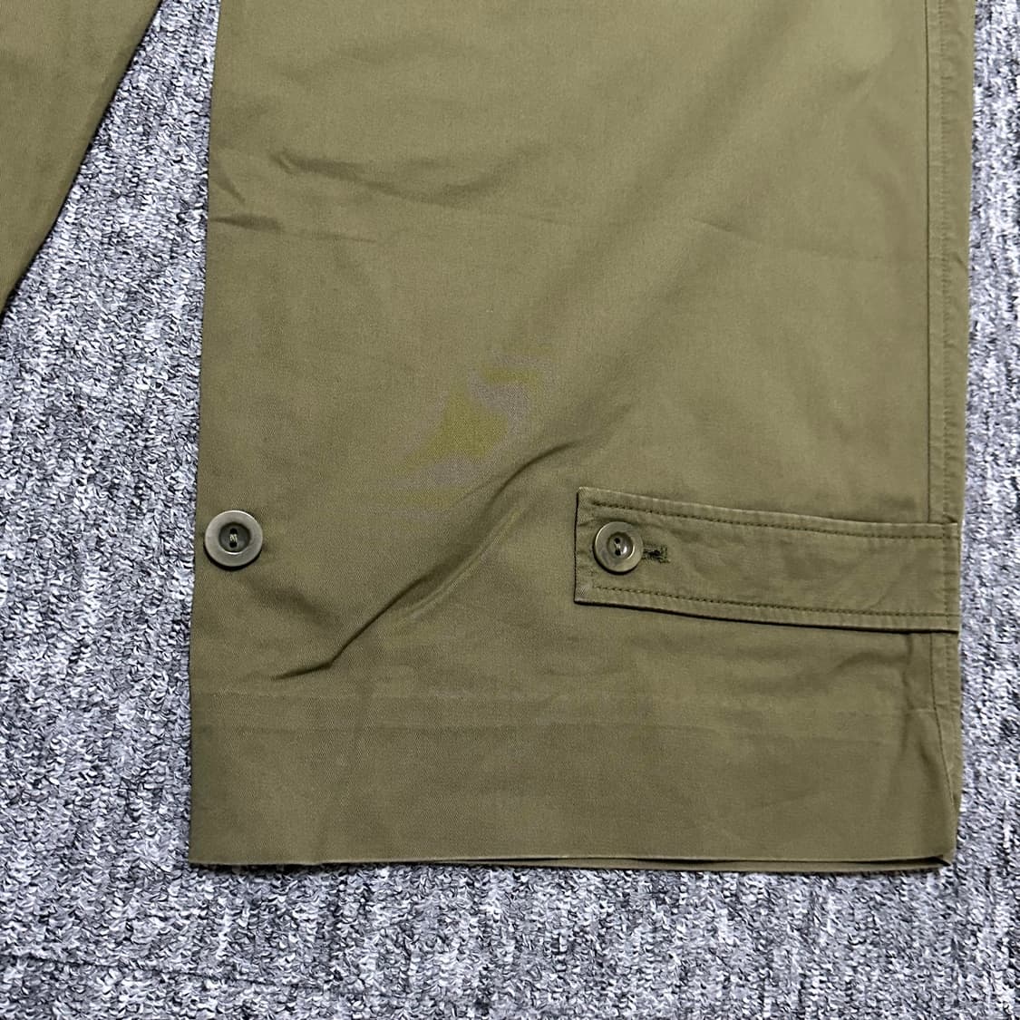 COS 코스 배럴 레그 카고 포켓 트라우저 팬츠 바지 카키 상품이미지9