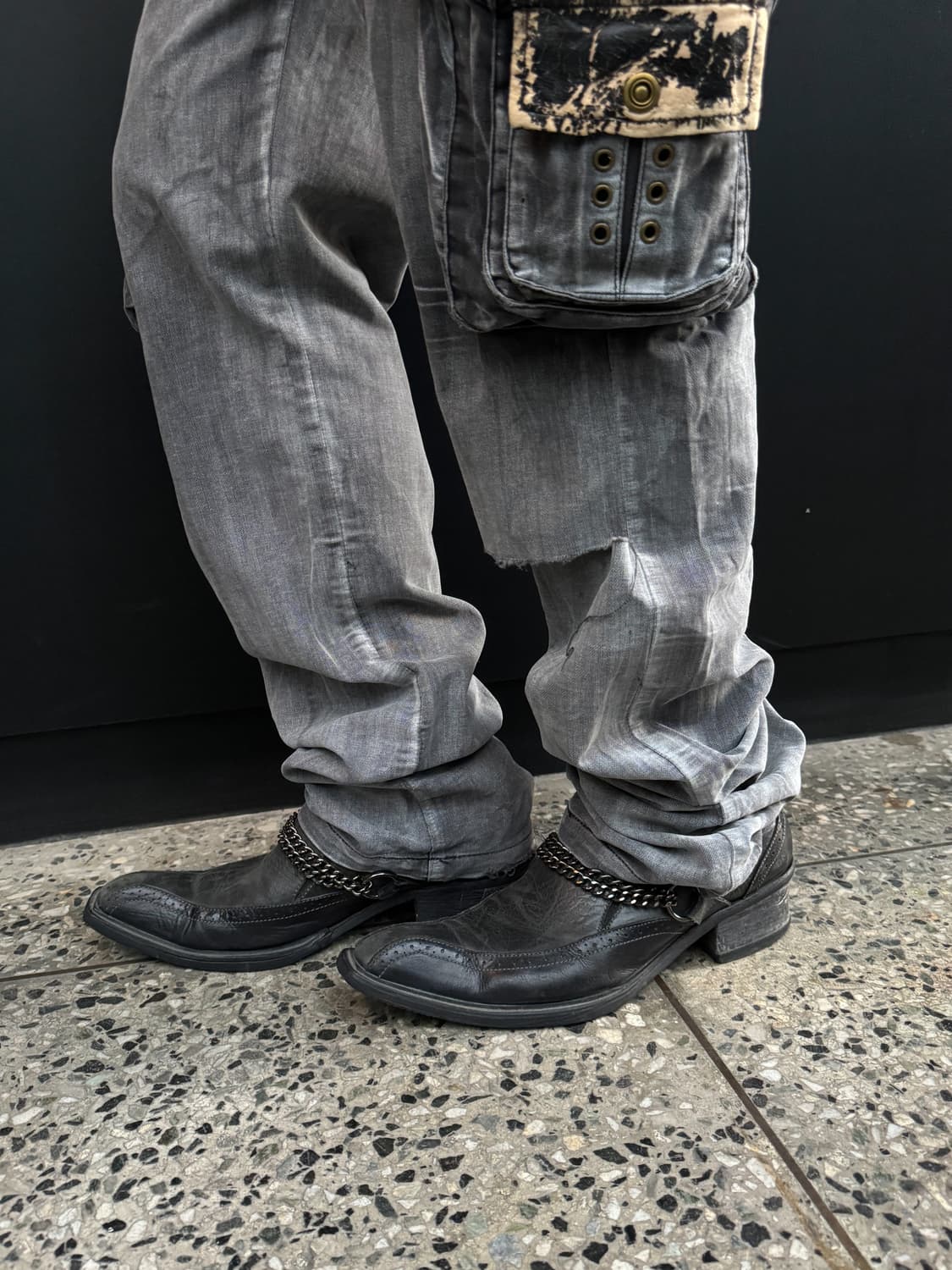 Multi Pocket Cargo Denim Pants 상품이미지5