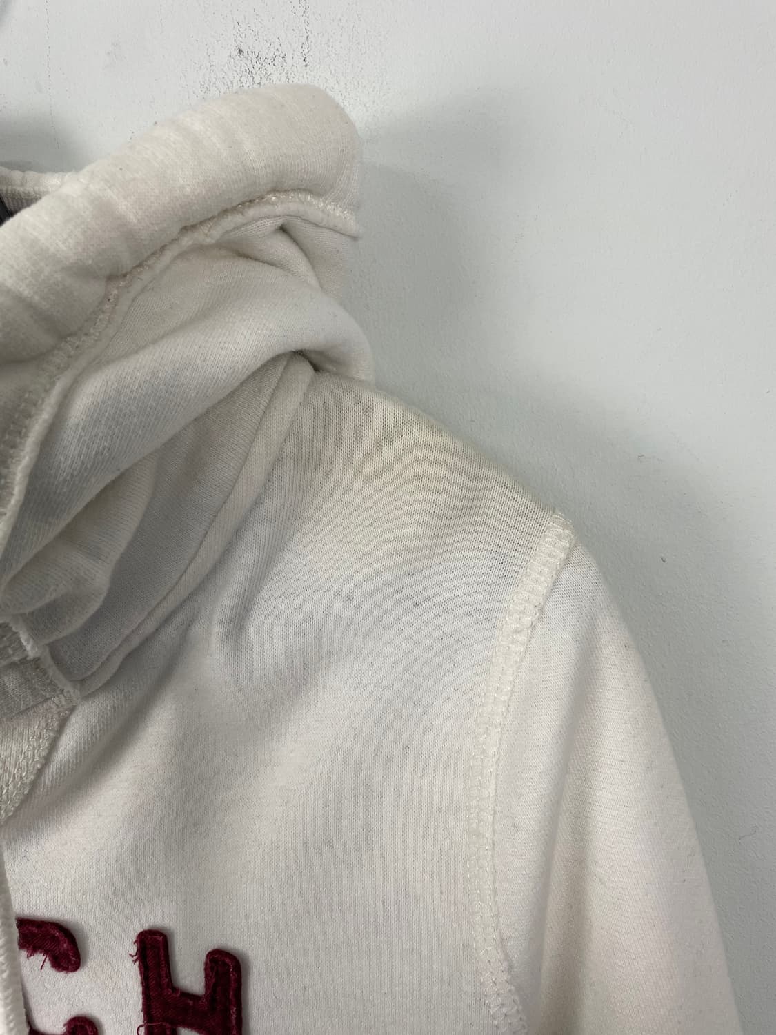 아베크롬비 아이보리 후드티 M <663> 상품이미지5