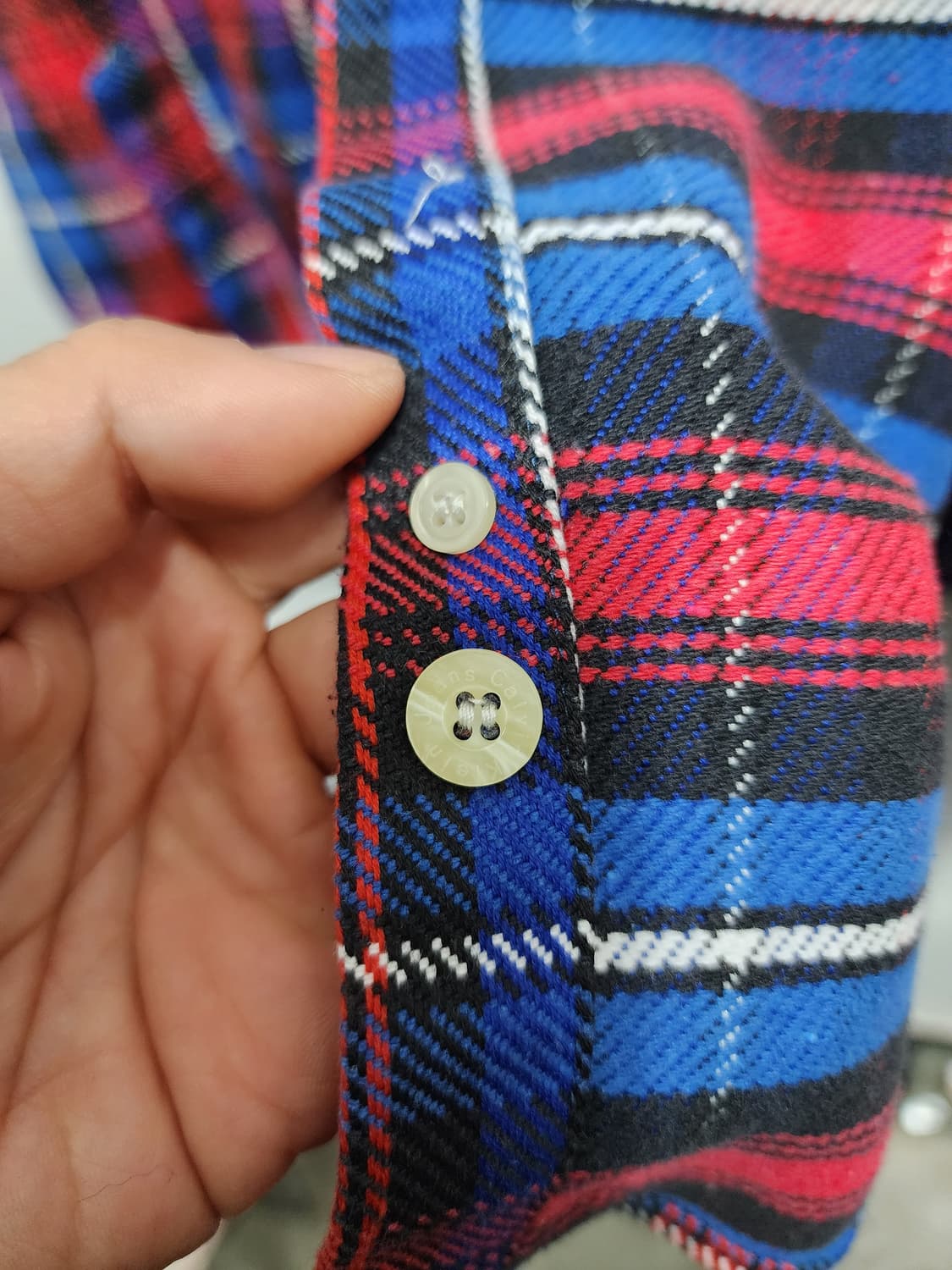 90s 리바이스 플란넬 체크셔츠 XXL 상품이미지4