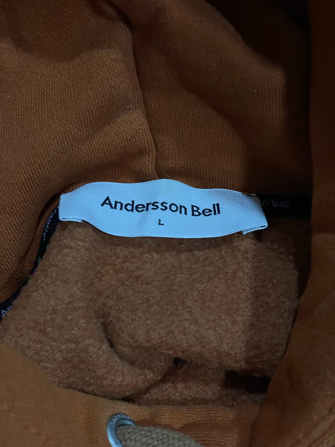 앤더슨벨 오렌지 기모후드 2018  상품이미지4