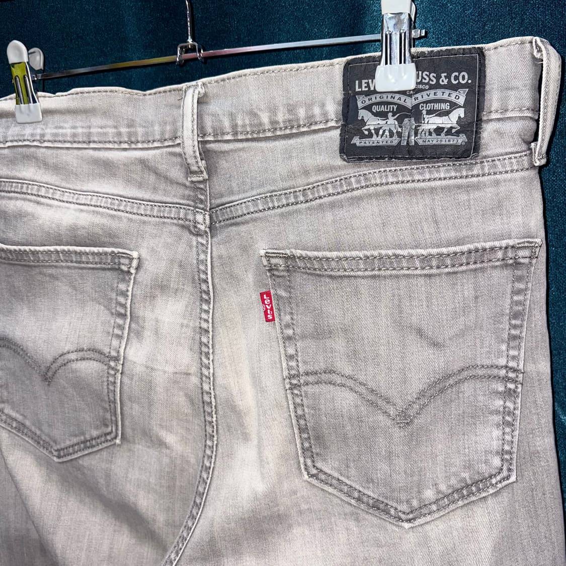 (31) 리바이스 511 슬림핏 그레이 데님 팬츠 상품이미지4