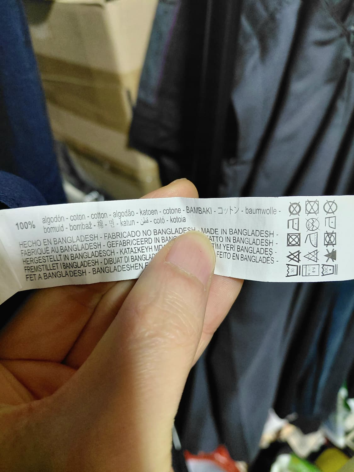 [자라]여름용  네이비 아사면 셔츠 L사이즈 상품이미지6