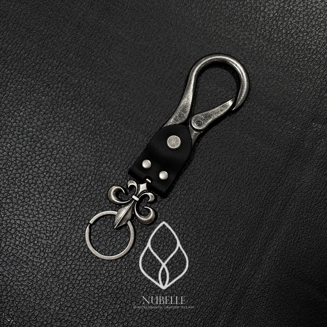 🌗 Chrome leather keyring / 크롬 소가죽 키링 상품이미지7