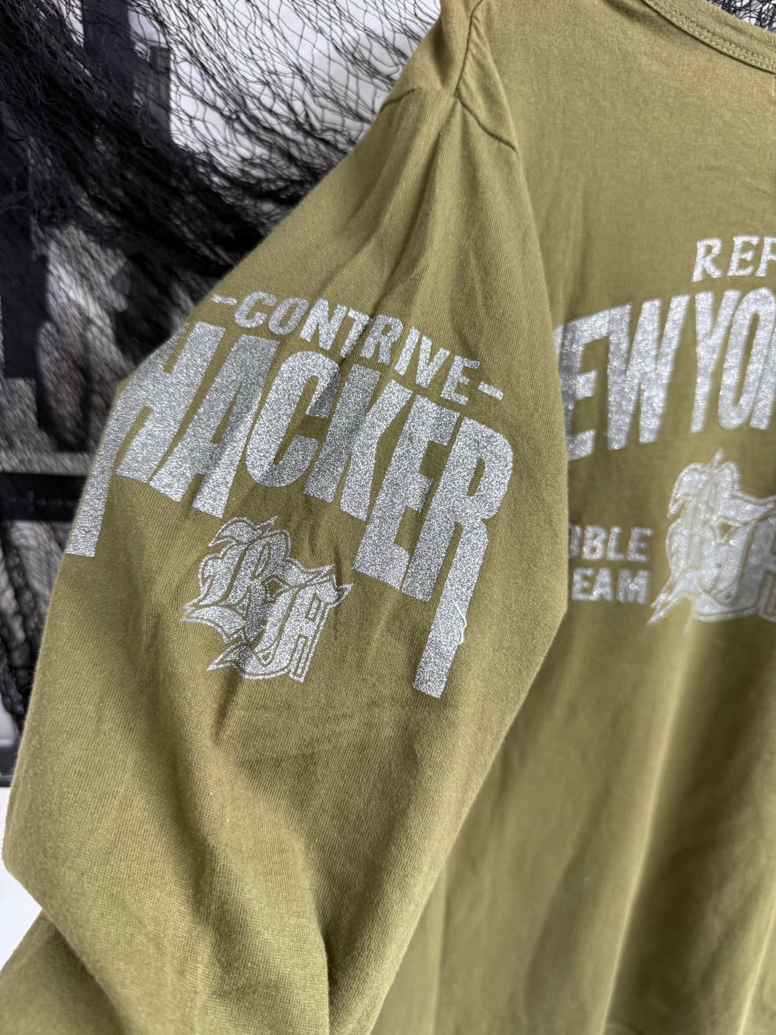 00s mood lettering detail longsleeve 상품이미지3