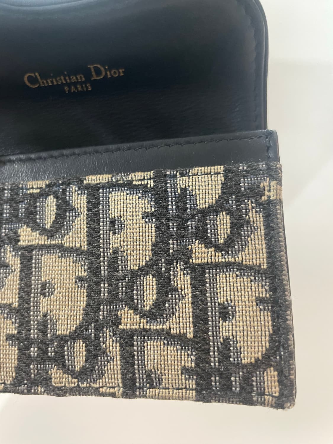 디올 오블리크 새들지갑 풀구성 상품이미지4