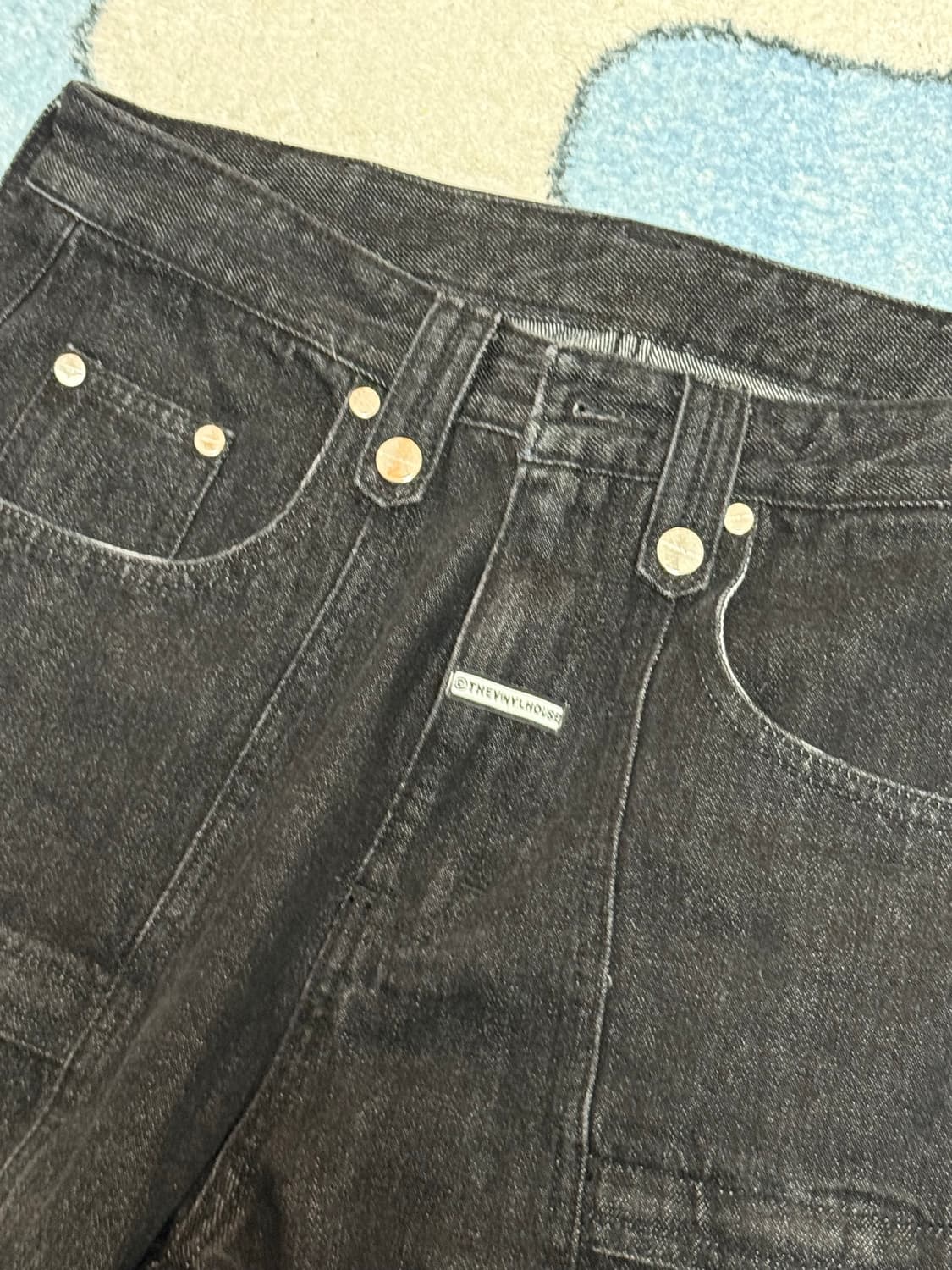 더바이닐하우스 하드택 와이드 데님팬츠 미듐 상품이미지2