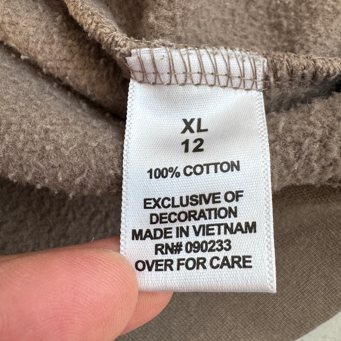 피어오브갓 에센셜 빅로고 풀오버 스웻 후드티 상품이미지6