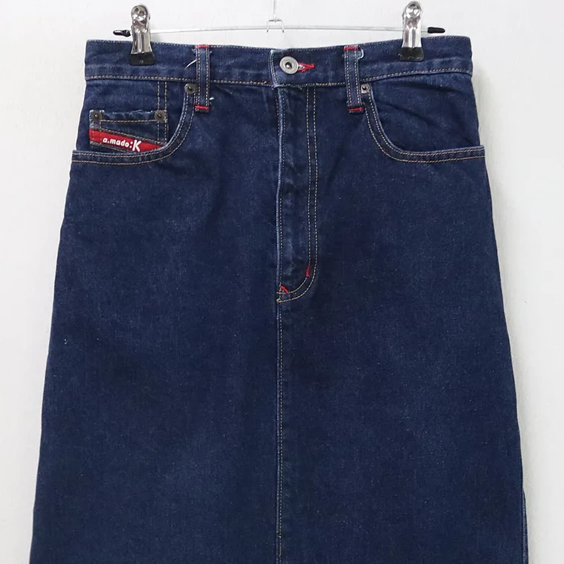 진청 데님 롱 스커트 61437 상품이미지3