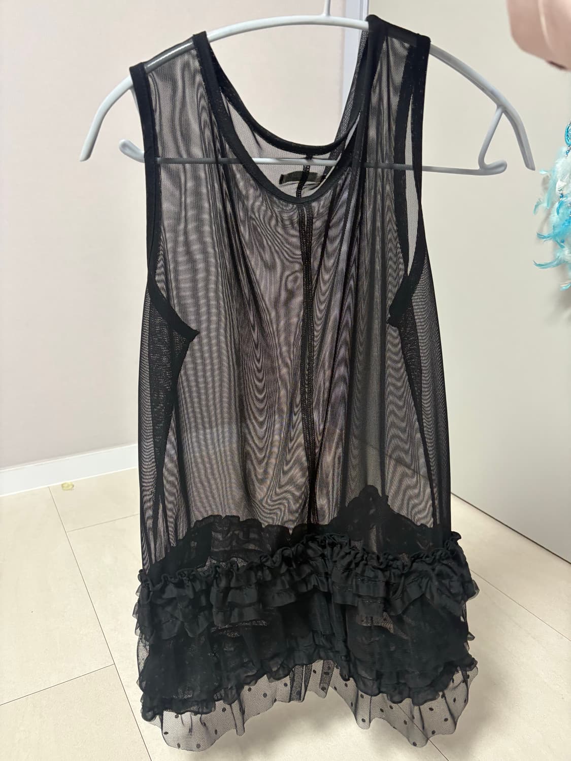 Fancy club 팬시클럽 도트 레이어드 원피스 상품이미지4