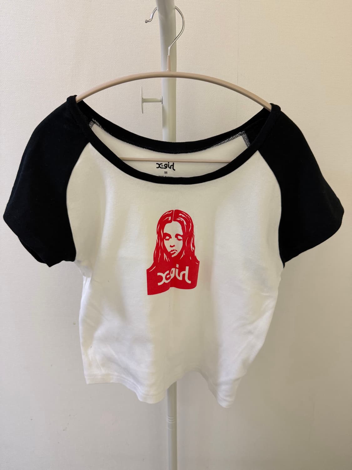 X-girl 크롭 반팔 상품이미지2