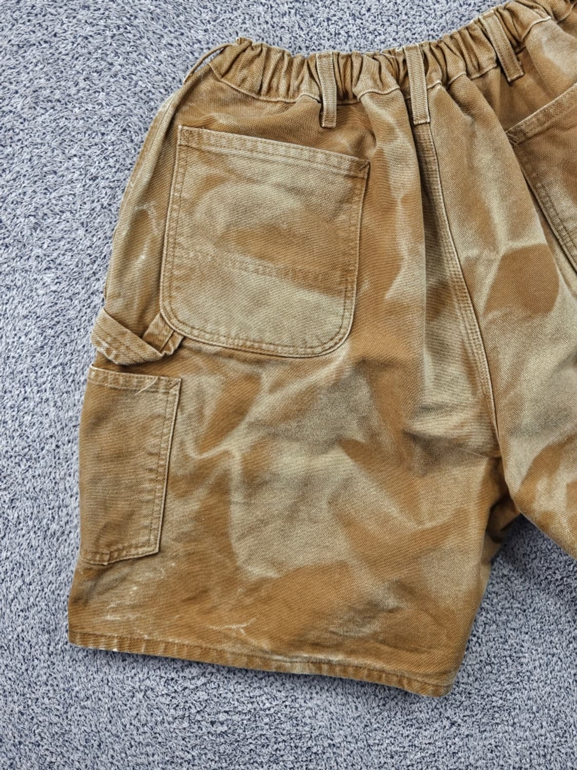 칼하트 다잉 밴딩 커스텀 덕캔버스 카펜터 워크 쇼츠 (44")/11644 상품이미지9