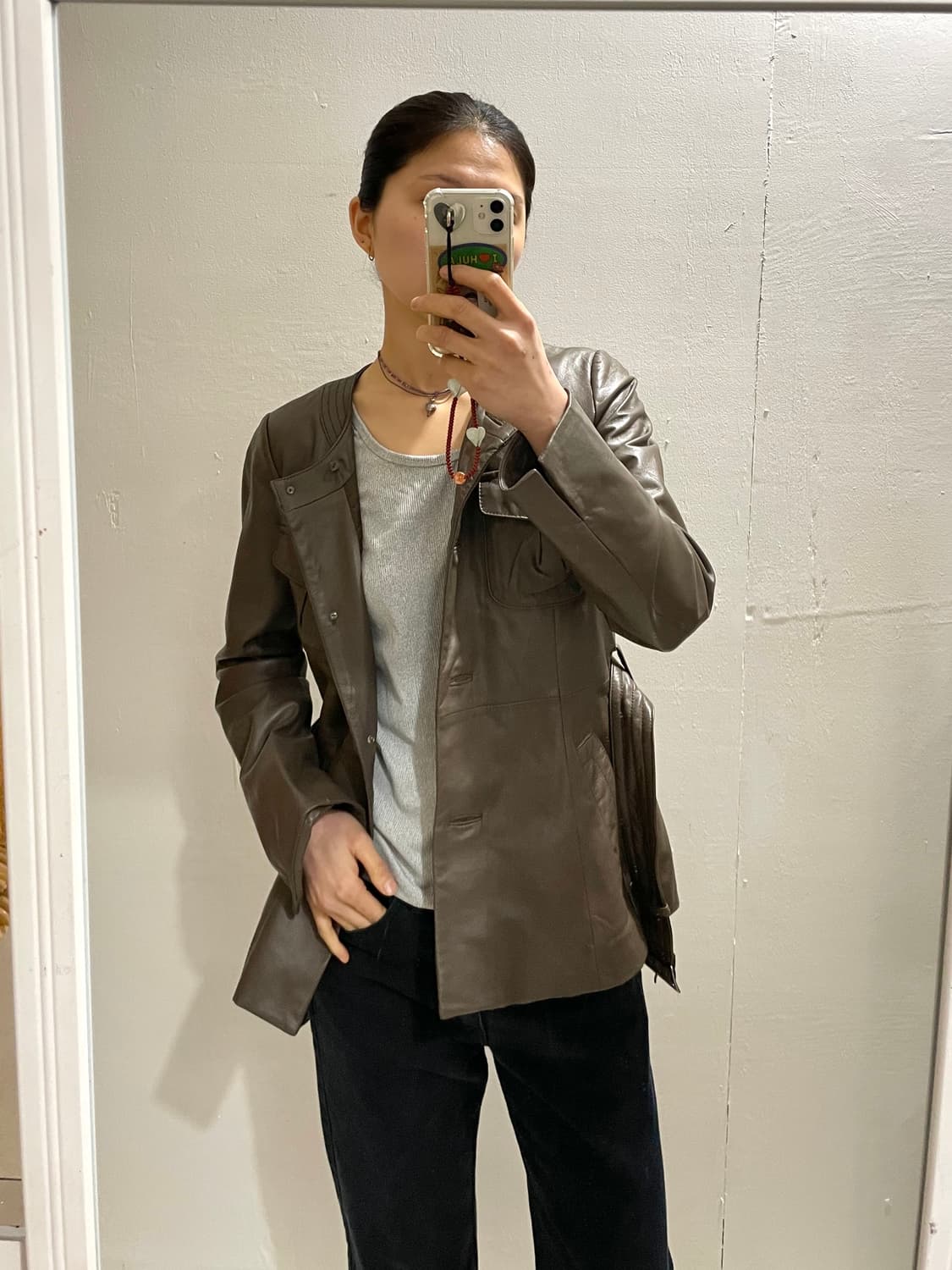 🐏 양가죽 2way 반코트 상품이미지2