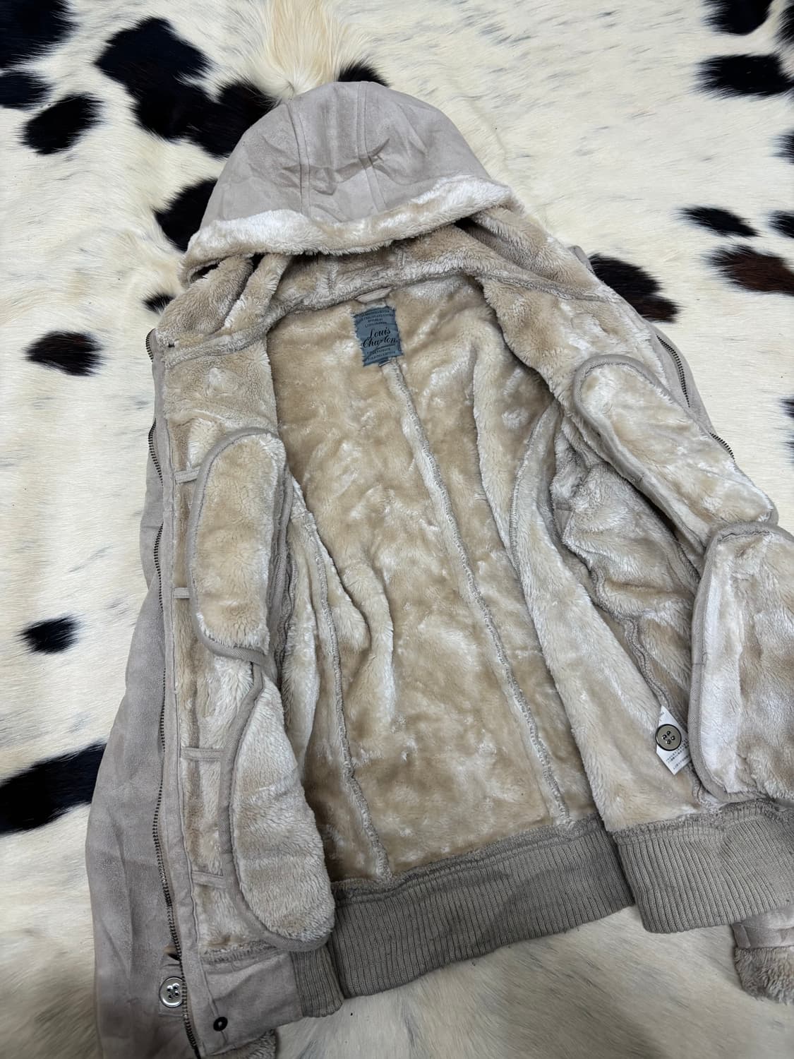 [Louis Charlon]00’s Desgin Hoodie Beige  상품이미지8