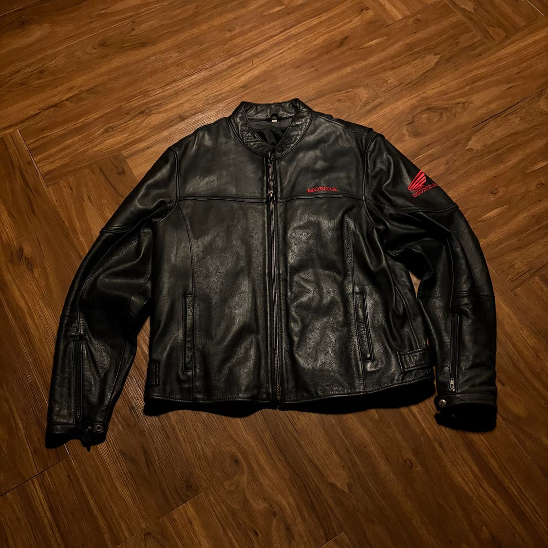 HONDA LEATHER RIDER JACEKT XXL 상품이미지5