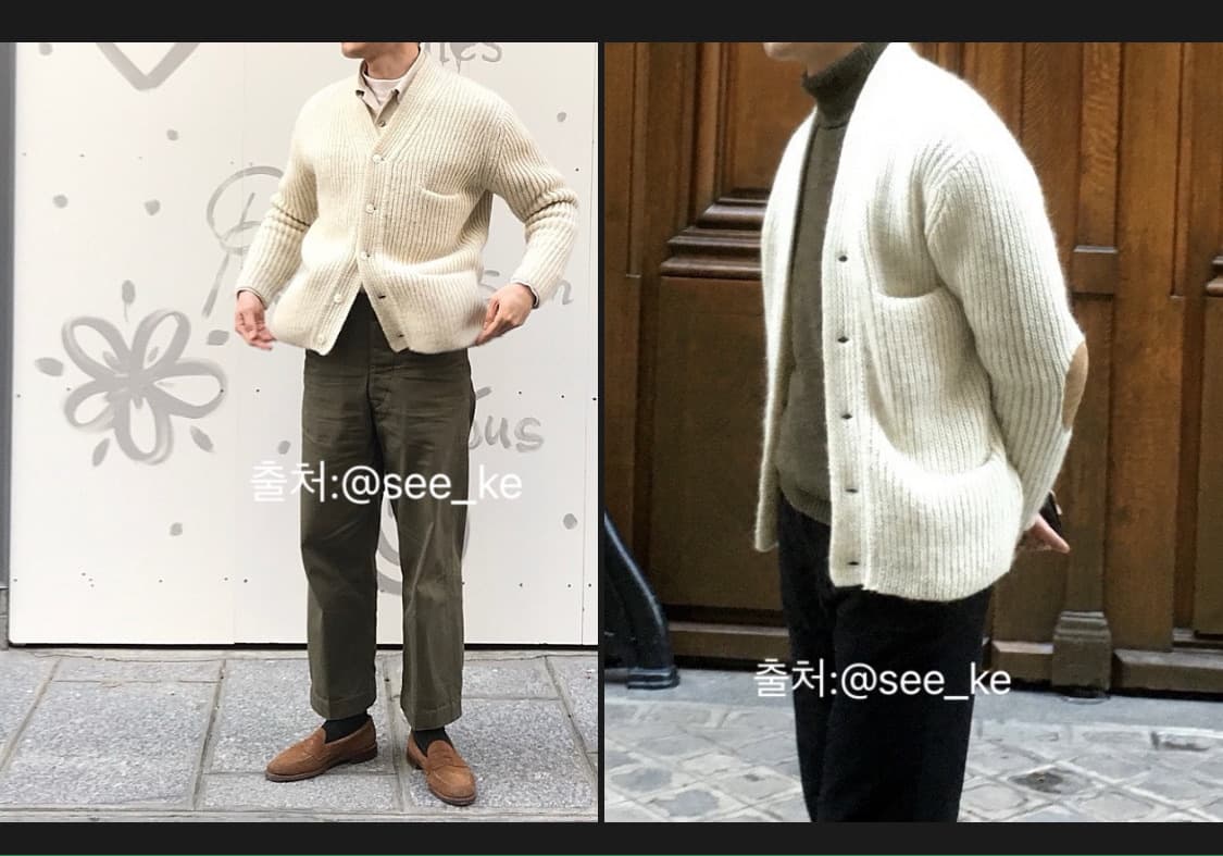 올드조 브리티쉬 트위드 웜 가디건 네이비 (피그벨더블알엘안데르센드레익스 상품이미지9