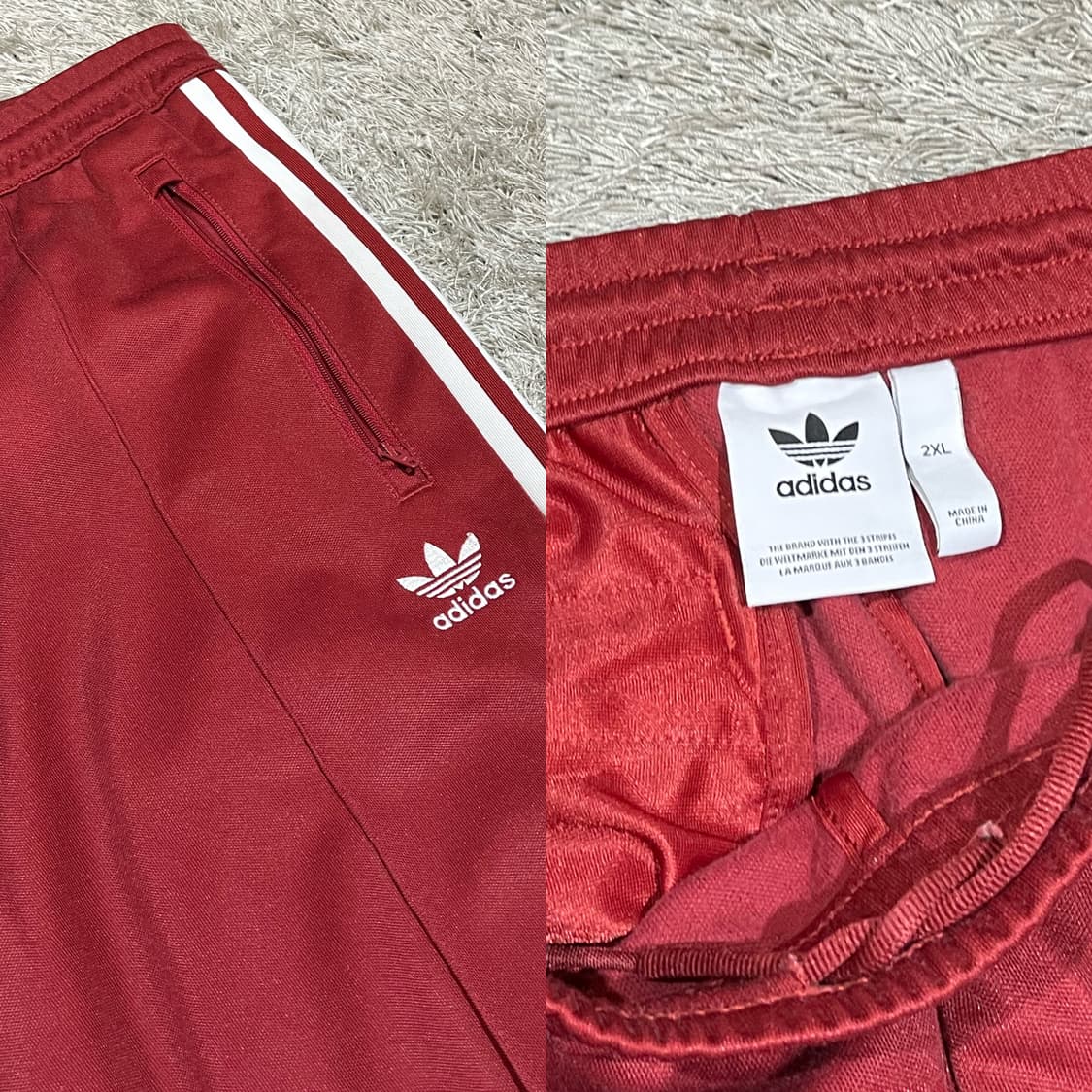 아디다스 칠리레드 나일론 츄바 상품이미지5