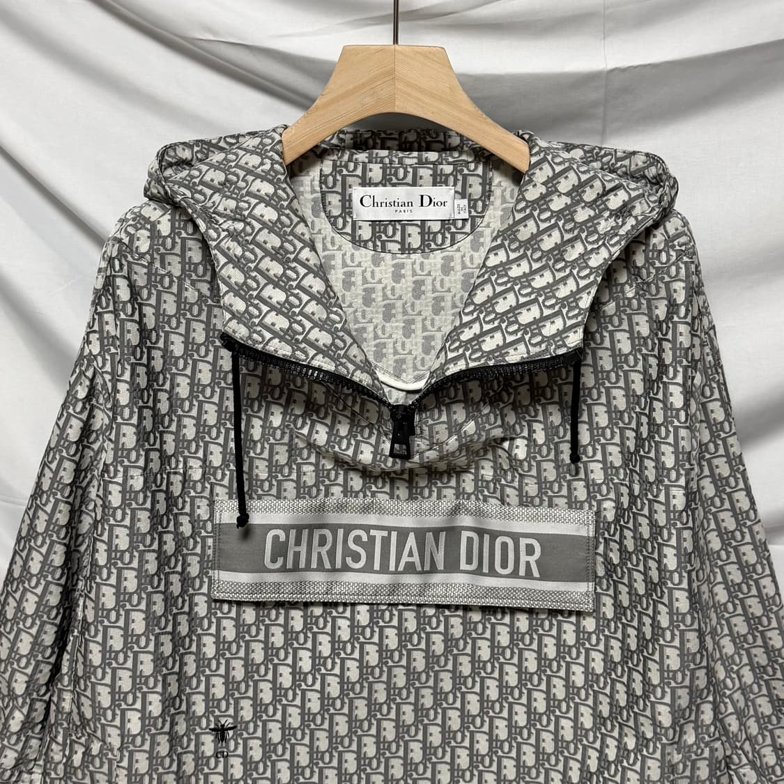 [S+급/오버핏XS] 디올 오블리크 아노락 후드 바람막이 자켓 상품이미지3