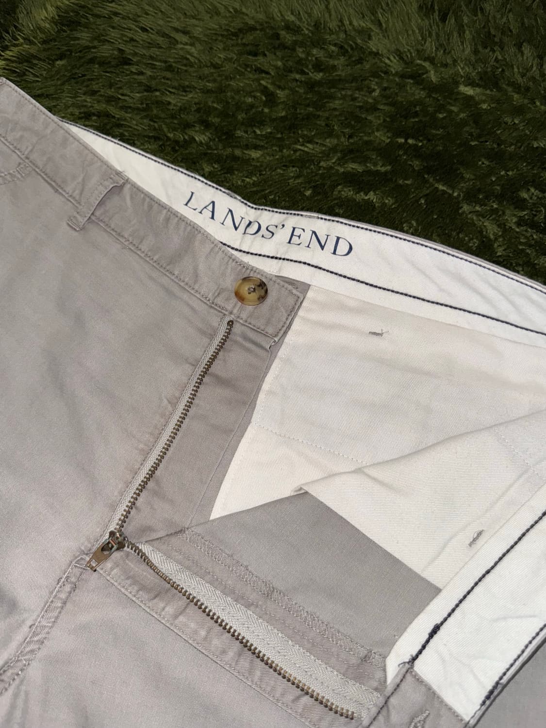 [W34-35] LANDS END 랜즈 엔드 재팬 코튼 치노 팬츠 그레이 상품이미지3