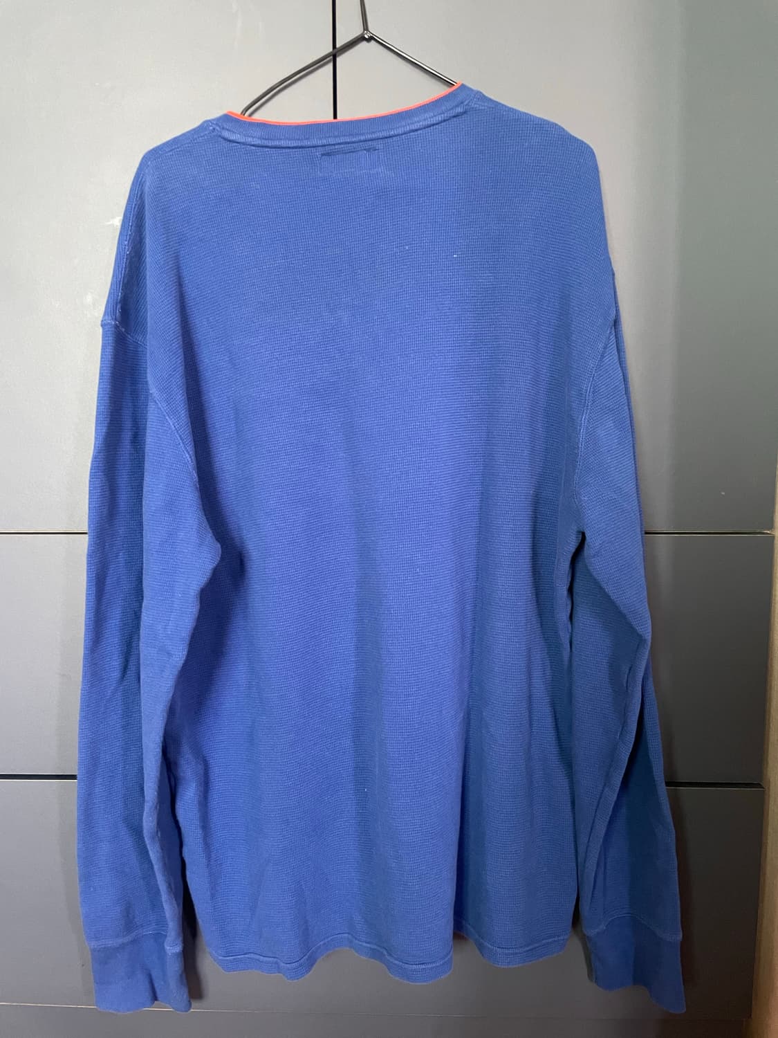 폴로 오렌지 포니 와플 블루 롱슬리브 상품이미지4