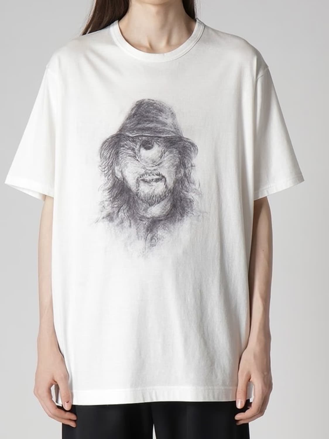 요지야마모토 페이스프린팅 숏슬리브 3사이즈 상품이미지5