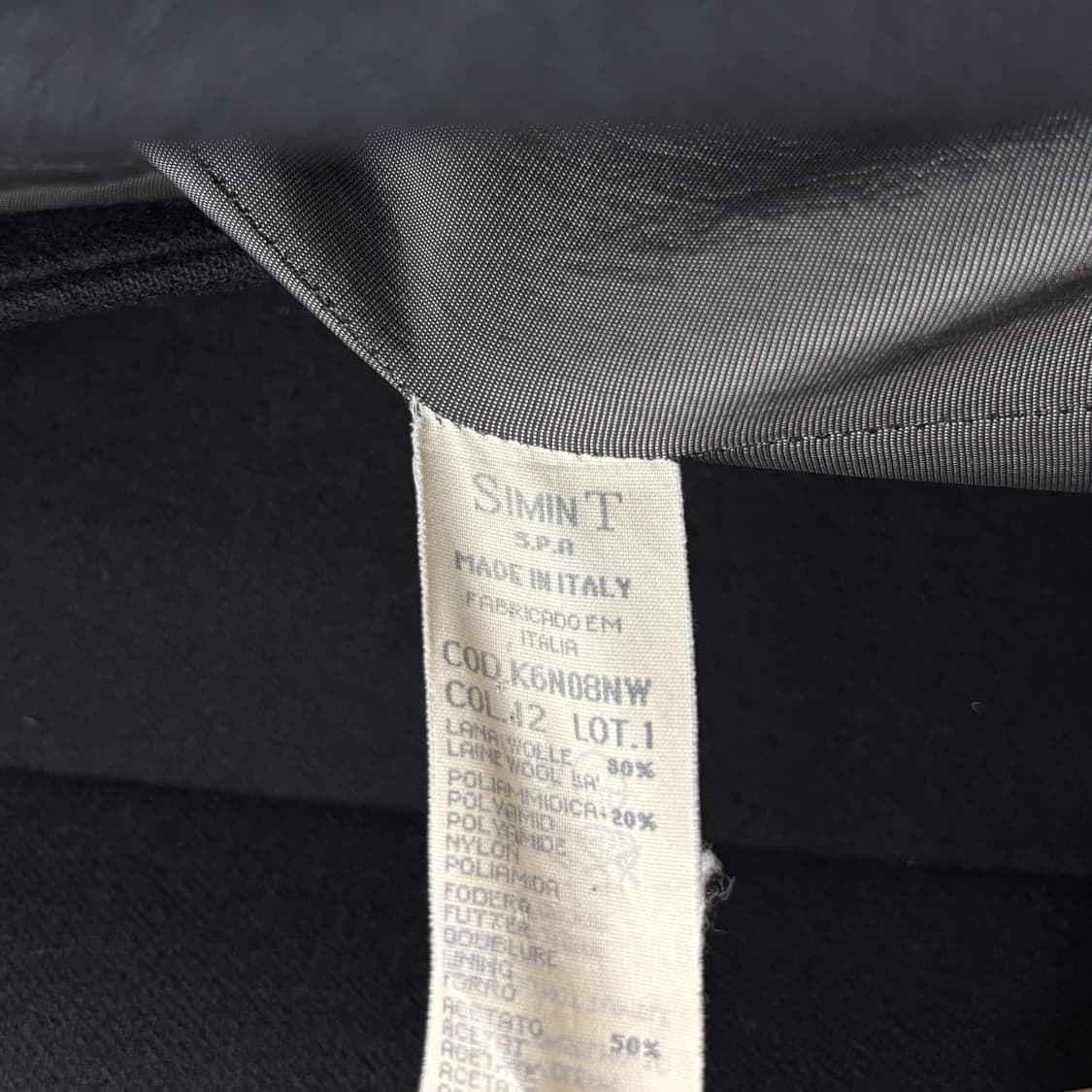 90's 아르마니 진스 울 블레이저 상품이미지10