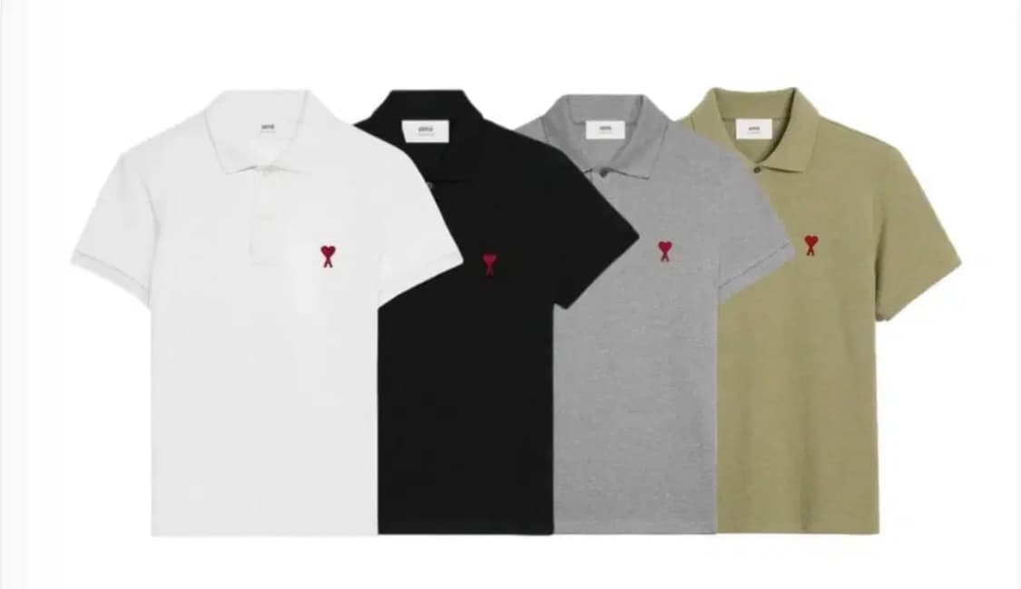 🔥[새상품/정품]🔥 아미 PK 카라 코튼 반팔티 3color 상품이미지4