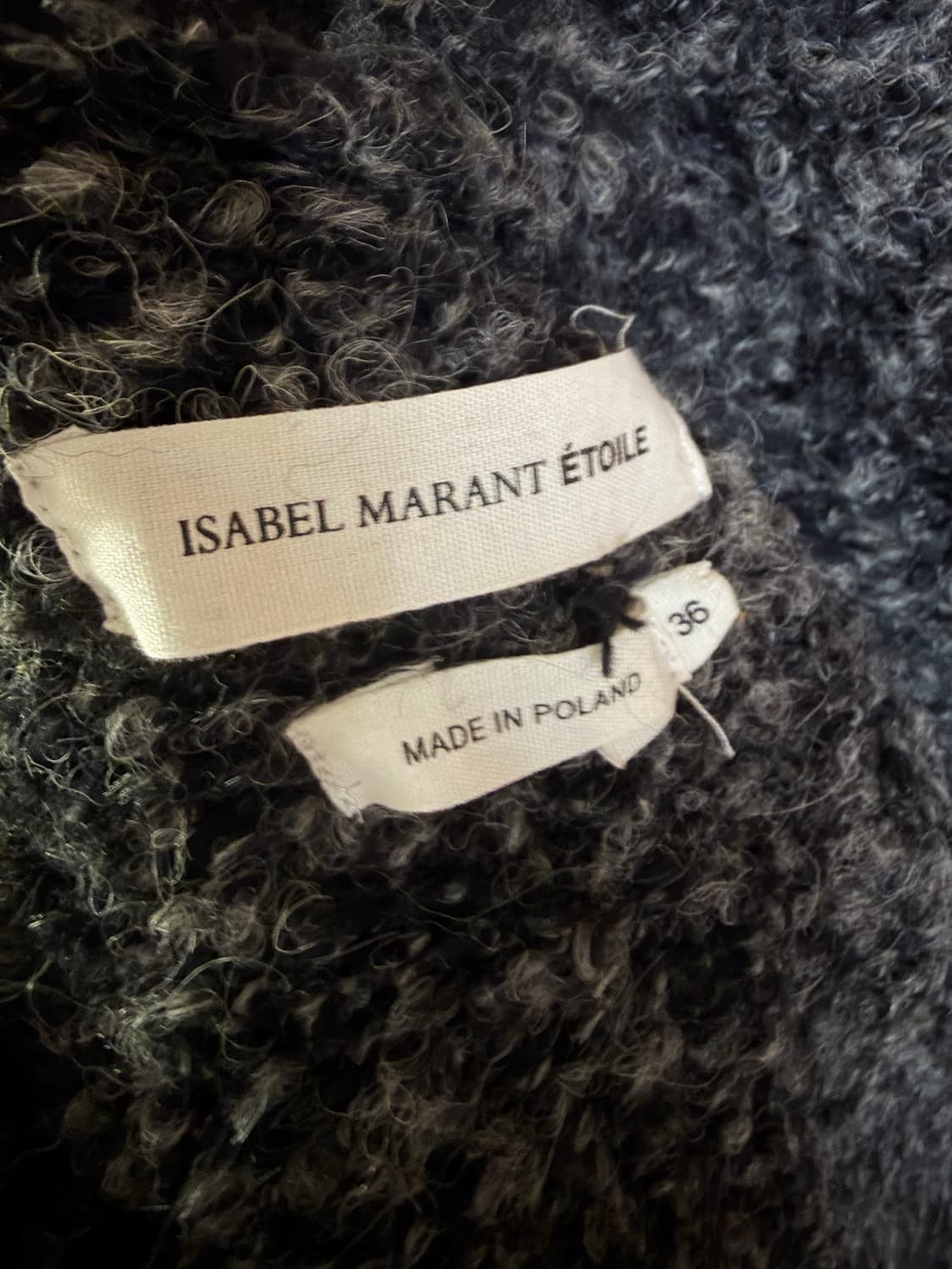 이자벨마랑 부클니트자켓 36사이즈  상품이미지4