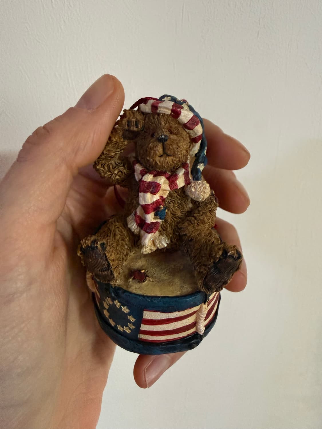 보이즈베어 빈티지 곰돌이 인형 장식 - 미국 국기 디자인 빈티지  상품이미지4