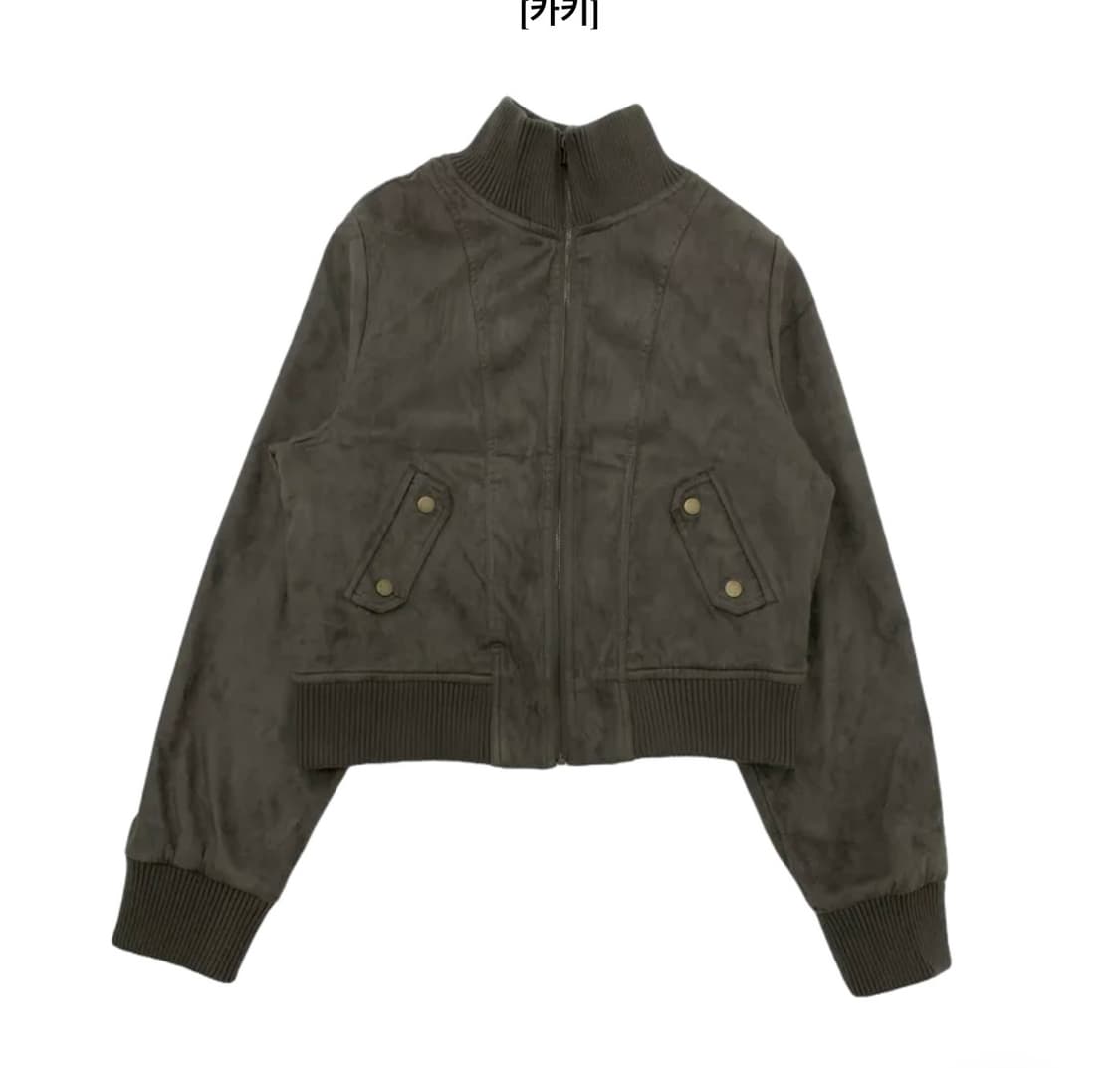 rudin vintage suede jumper 카키 새상품 상품이미지2