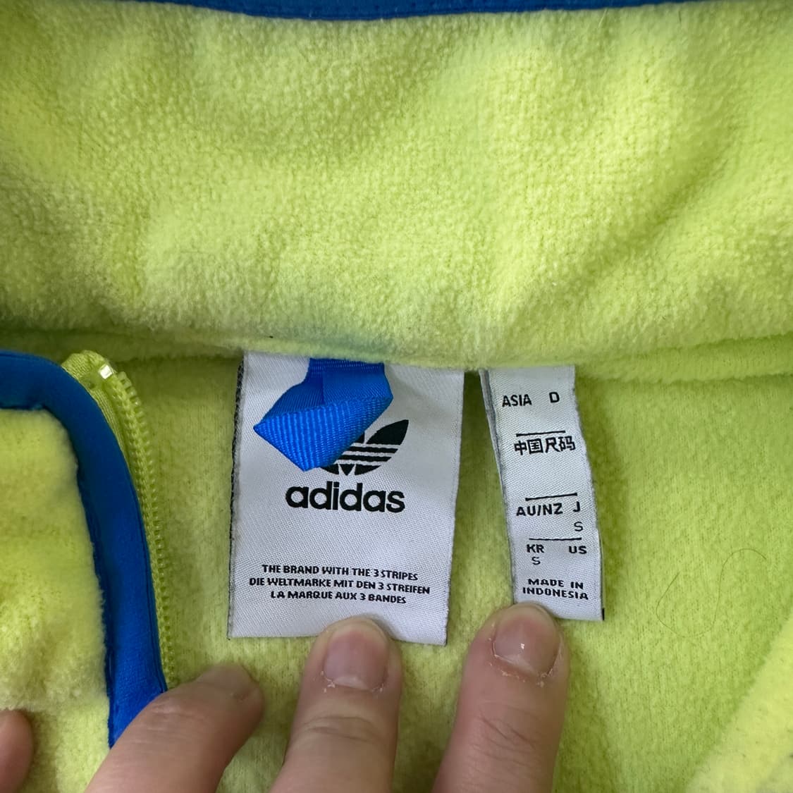 S 아디다스 어드벤처 하프집 플리스 0410D 상품이미지2