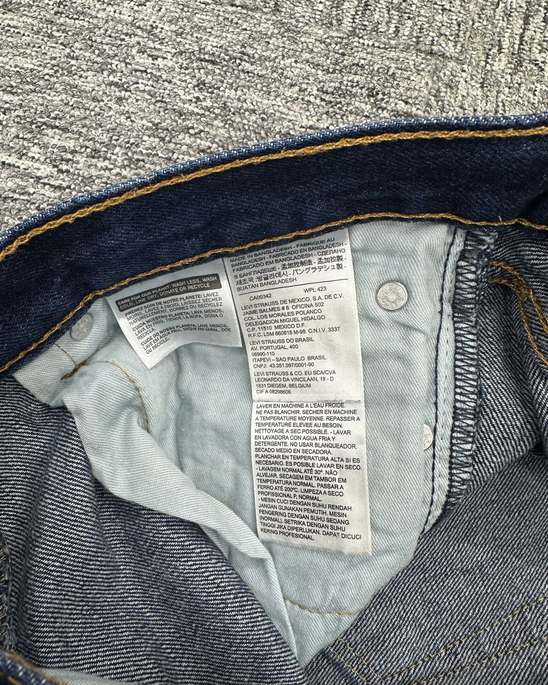 (허단41)00'S 리바이스 505 진청-M1824 상품이미지5