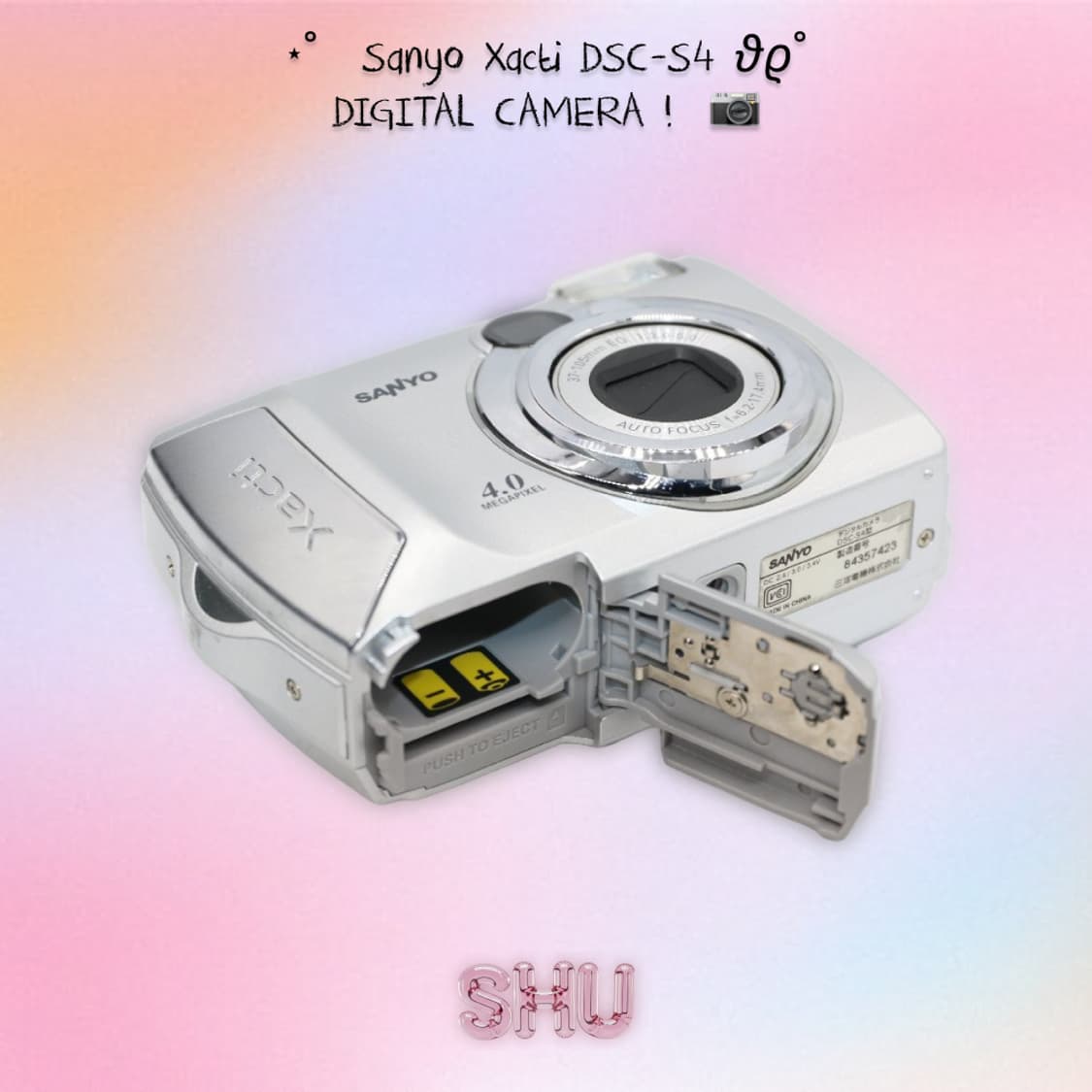 산요 작티 Xacti DSC-S4 컴팩트 빈티지 레트로 디카 실버 상품이미지6